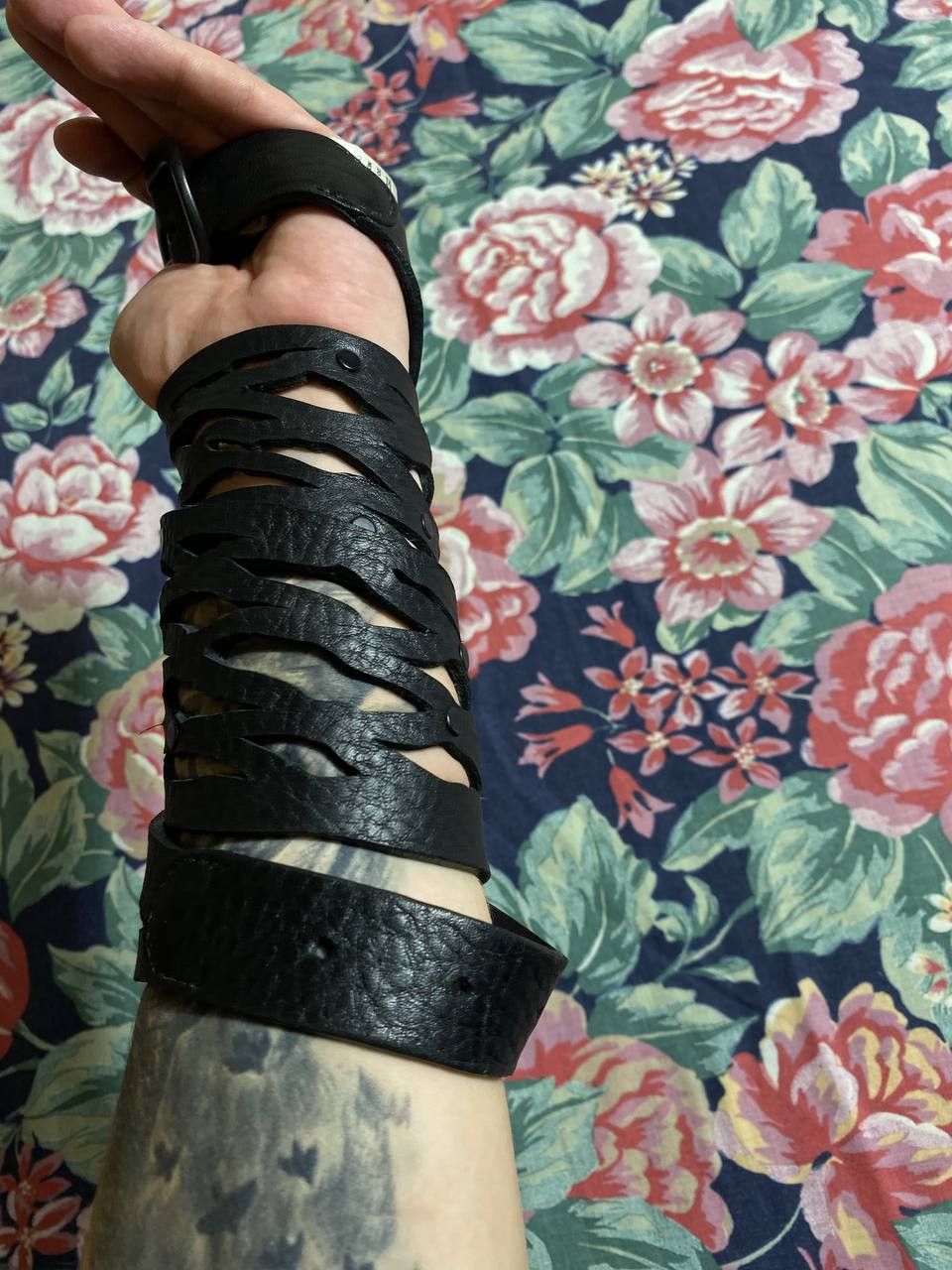 Diesel × Vintage DIESEL Vintage Leather Belt Y2K Size ONE SIZE - 13 Thumbnail