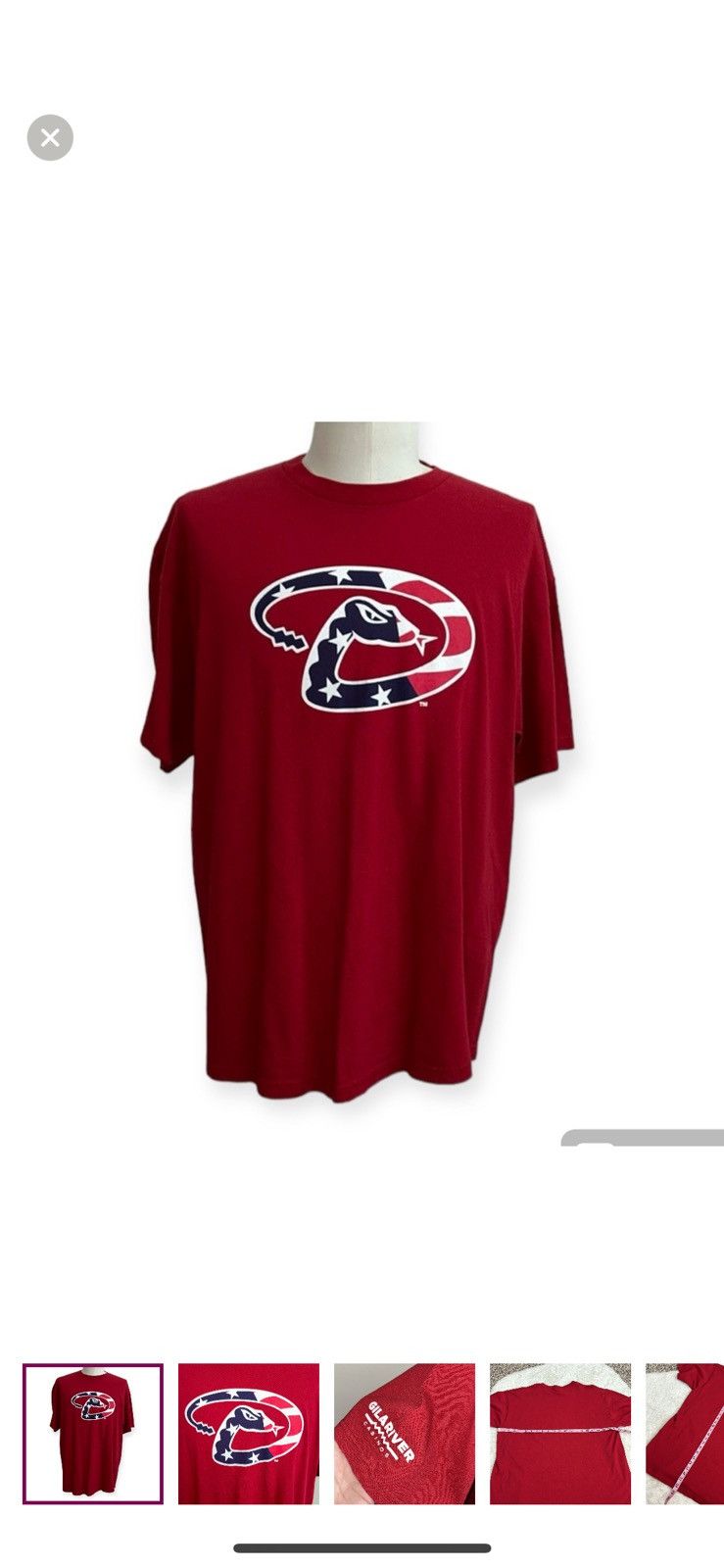 Delta Delta XL Arizona diamondbacks T shirt Size US XL / EU 56 / 4 - 1 Thumbnail