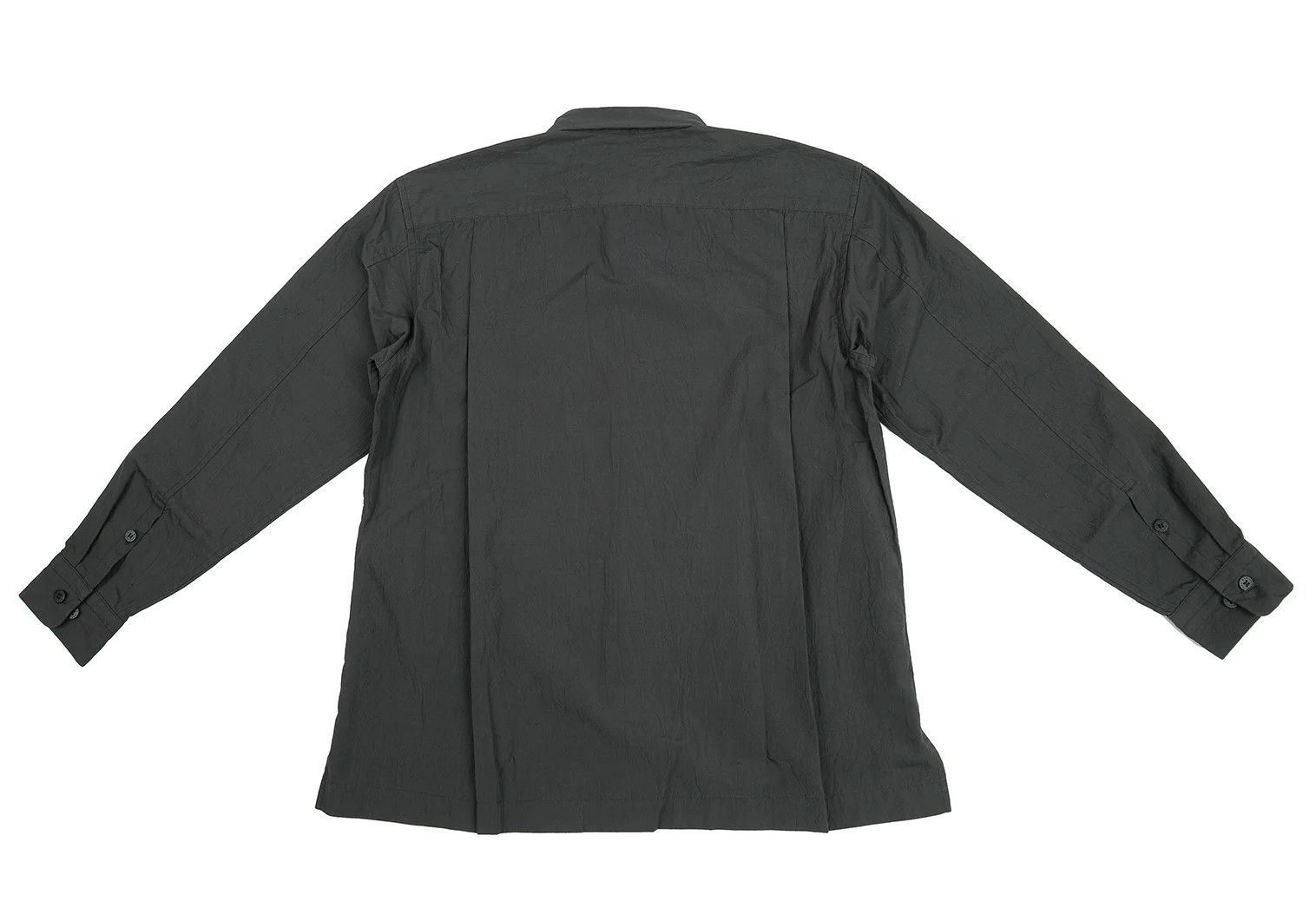 Issey Miyake Poly Cotton Wrinkle-Processed Shirt in Charcoal Size US S / EU 44-46 / 1 - 13 Thumbnail