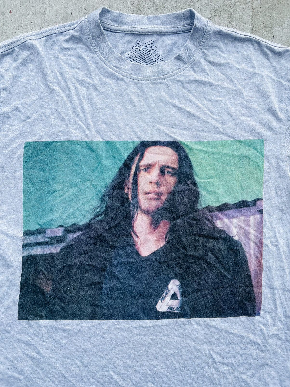 Palace Palace Wise Up Grey Tee Shirt Size S Size US S / EU 44-46 / 1 - 2 Thumbnail