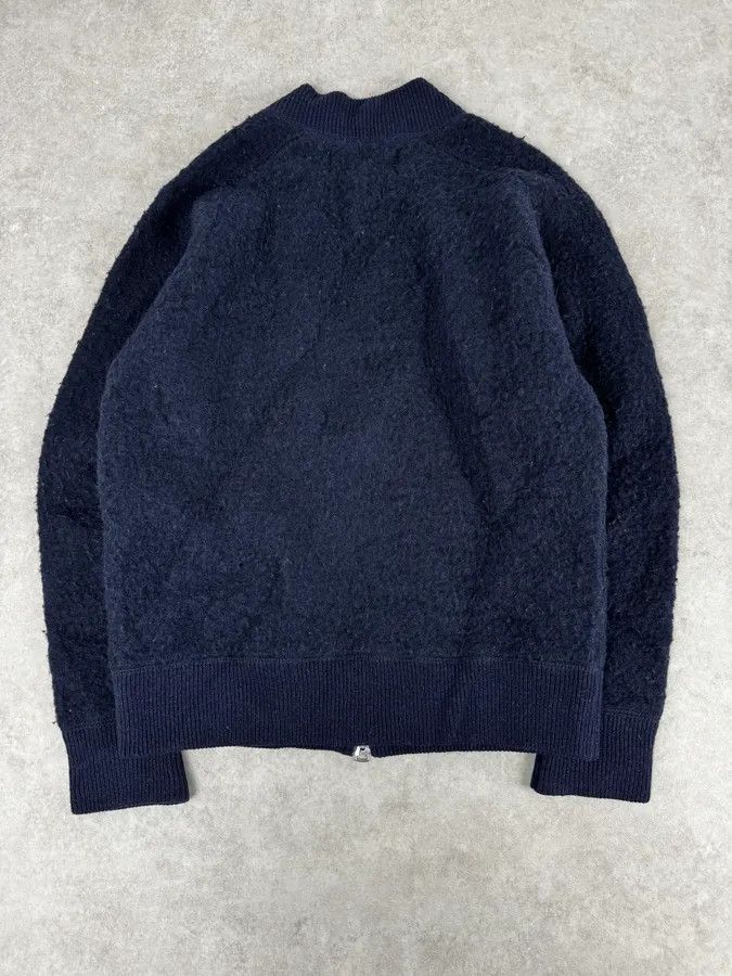 Our Legacy AW2015 Our Legacy Shaggy Navy Blue Zip-up Sweater Size US M / EU 48-50 / 2 - 4 Thumbnail
