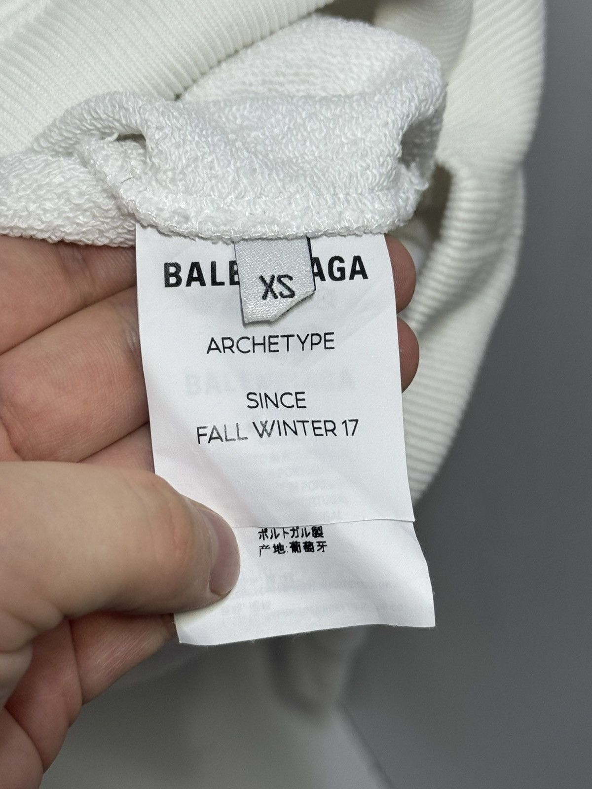 Balenciaga ✅Balenciaga logo white oversize hoodie Size US XS / EU 42 / 0 - 5 Thumbnail