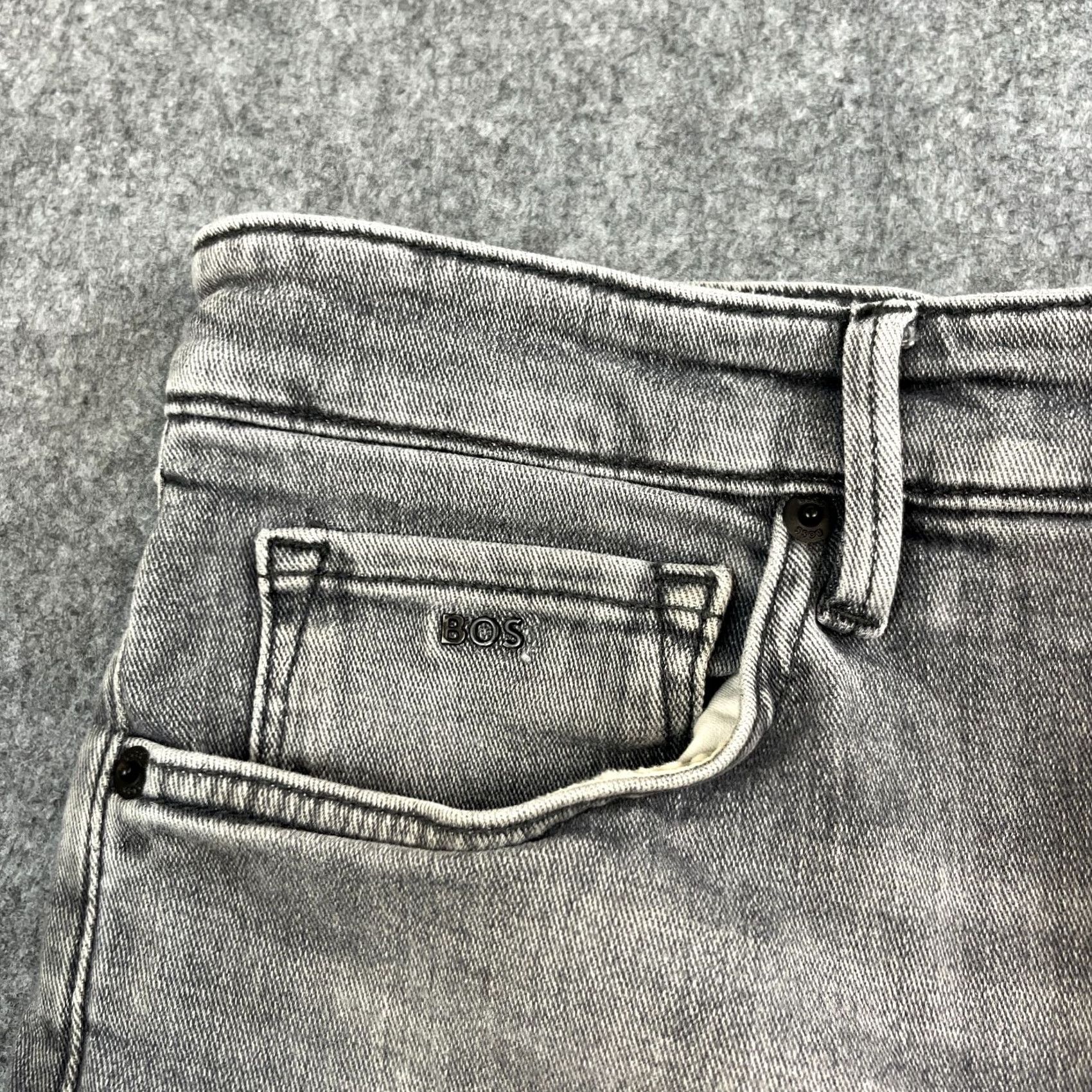 Hugo Boss HUGO BOSS Jeans Slim Skinny 32 Light Grey Stretch Charleston Mens Denim 5-Pocket Design Classic Comfort Size US 32 / EU 48 - 7 Thumbnail