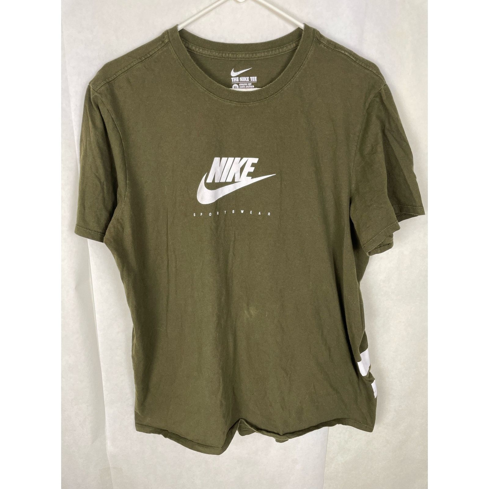 Nike Vintage Nike Sportswear mens Team 72 army green tshirt XL Size US XL / EU 56 / 4 - 2 Thumbnail