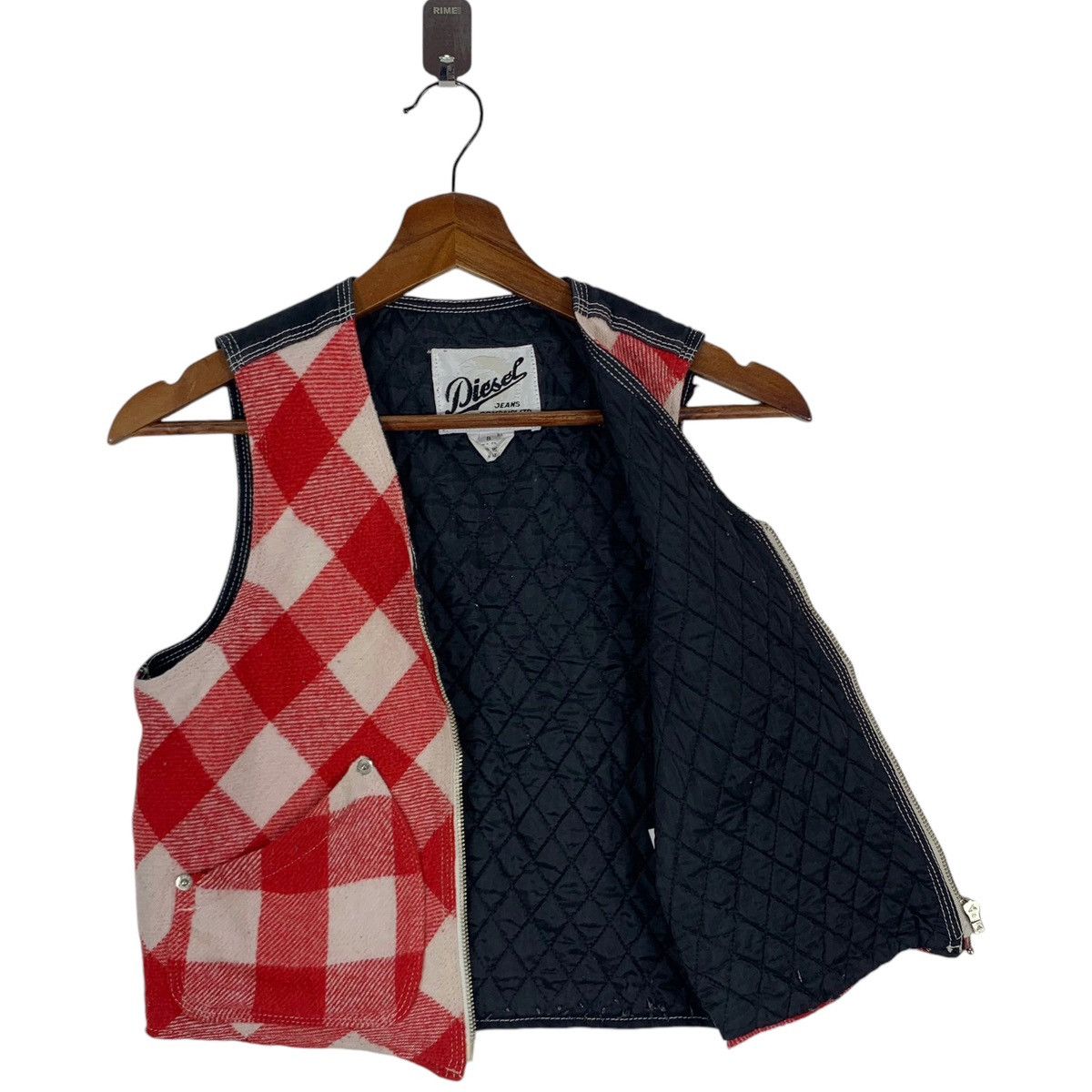 Diesel Vintage Diesel Jeans Company Tartan Vest Jacket Size M / US 6-8 / IT 42-44 - 5 Thumbnail