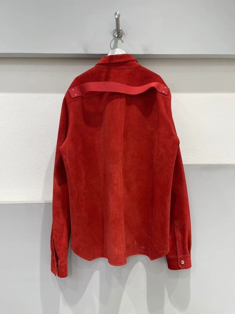 Rick Owens Rick Owens Red leather jacket coat-2505 Size US XL / EU 56 / 4 - 2 Thumbnail