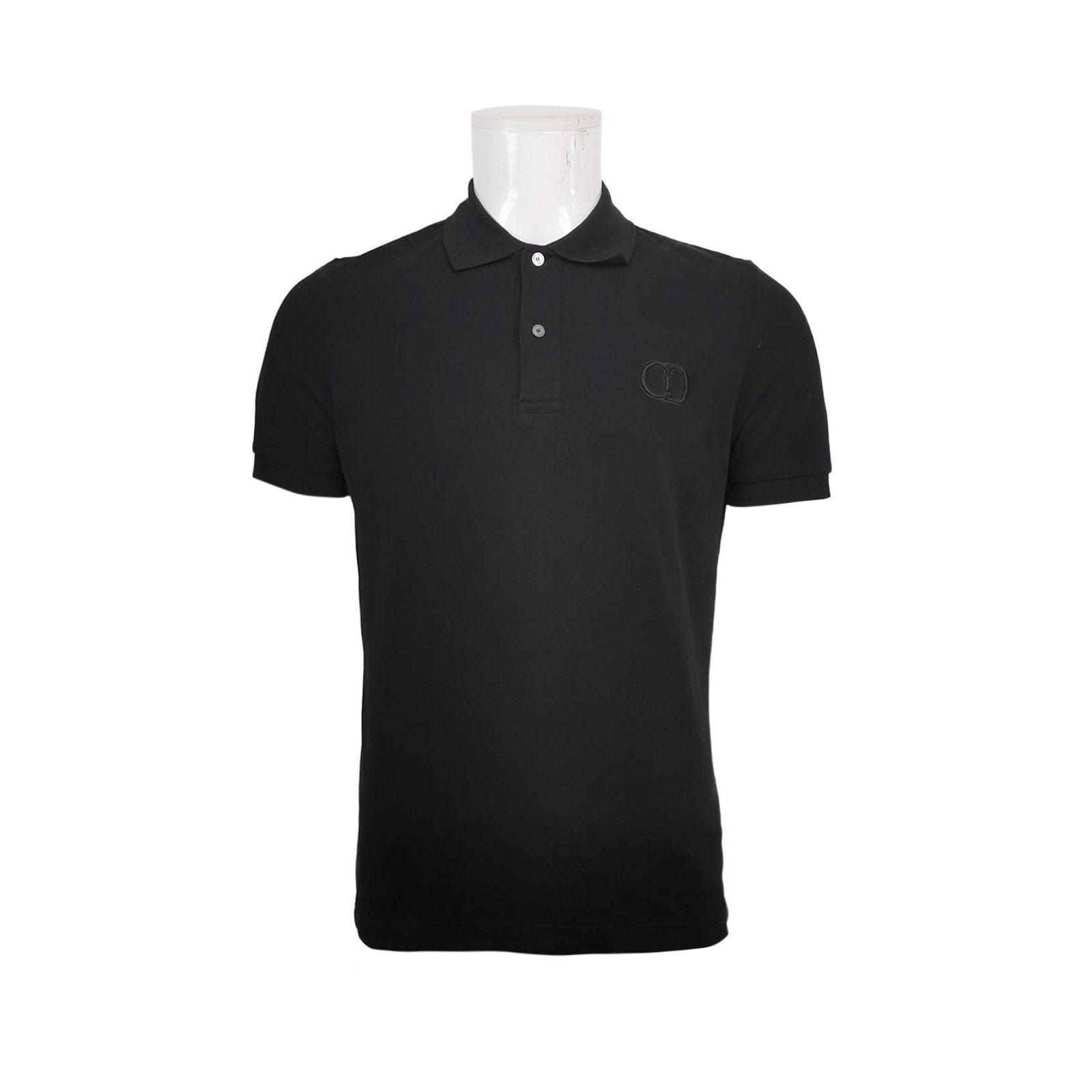 Dior Dior Homme SS06 Black Polo Shirt Rhinestones in size S | Grailed
