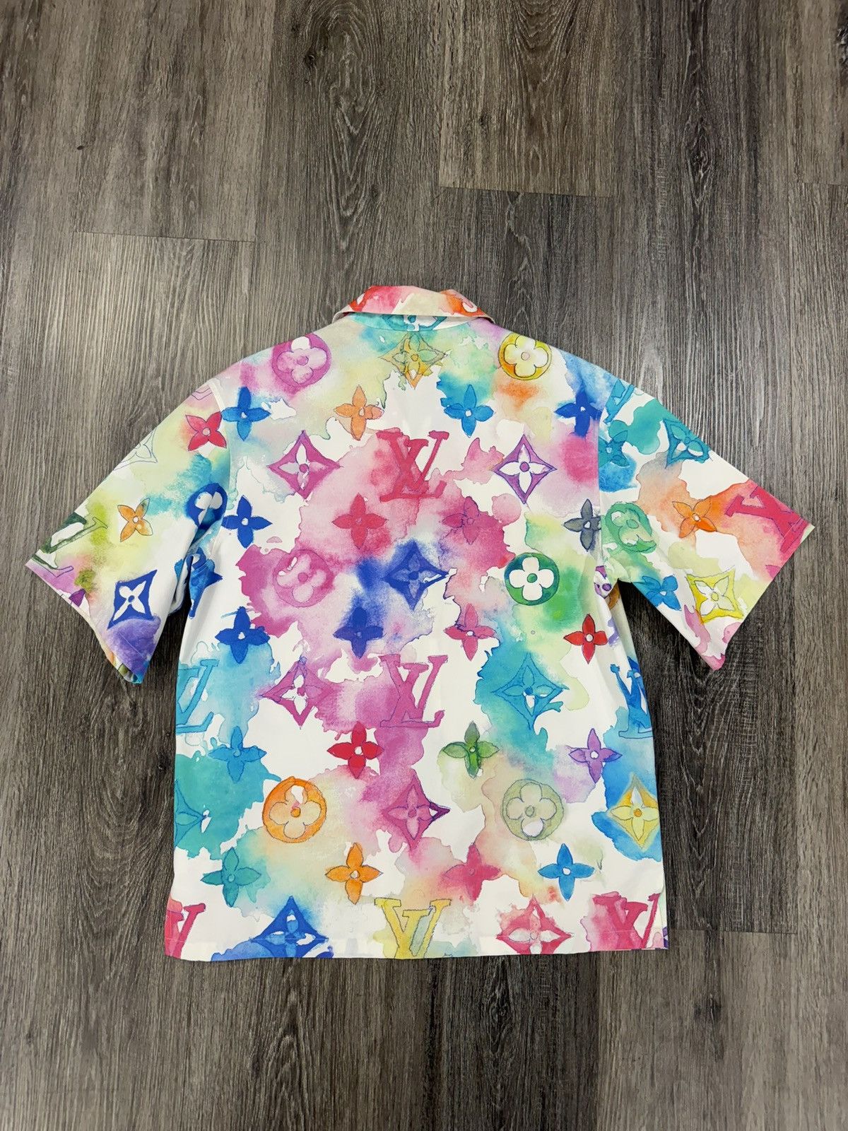 Louis Vuitton Louis Vuitton Watercolor Button Up Shirt Size US S / EU 44-46 / 1 - 2 Thumbnail