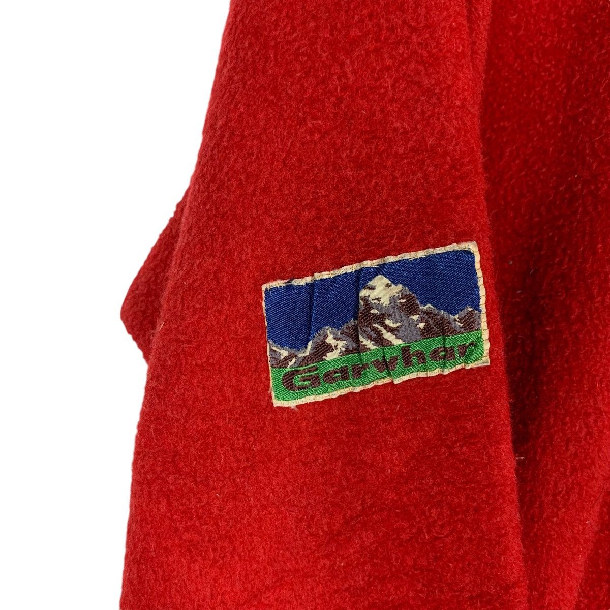 Japanese Brand Vintage FIAT Garwhar Red Fleece Sweatshirt #1380-C62 Size US L / EU 52-54 / 3 - 15 Thumbnail