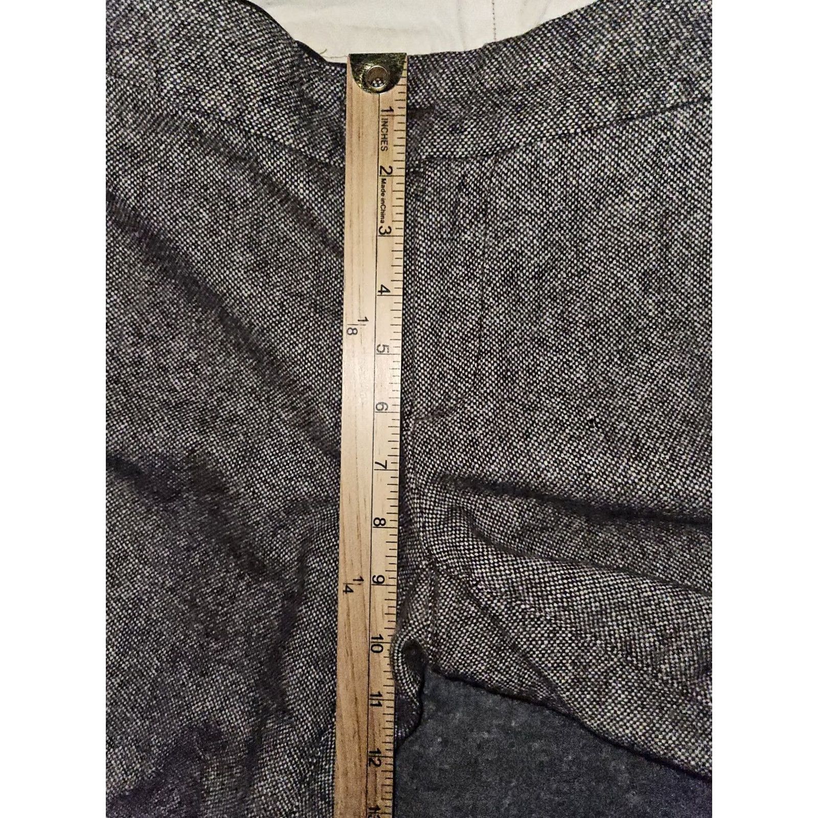 Banana Republic VINTAGE Banana Republic Brown Wool Rayon Bootcut Pants Women's 8 31.5in Inseam Pockets Flap Pockets 90s City Hipster Preppy Dress Pants Womens Size 30" / US 8 / IT 44 - 4 Thumbnail