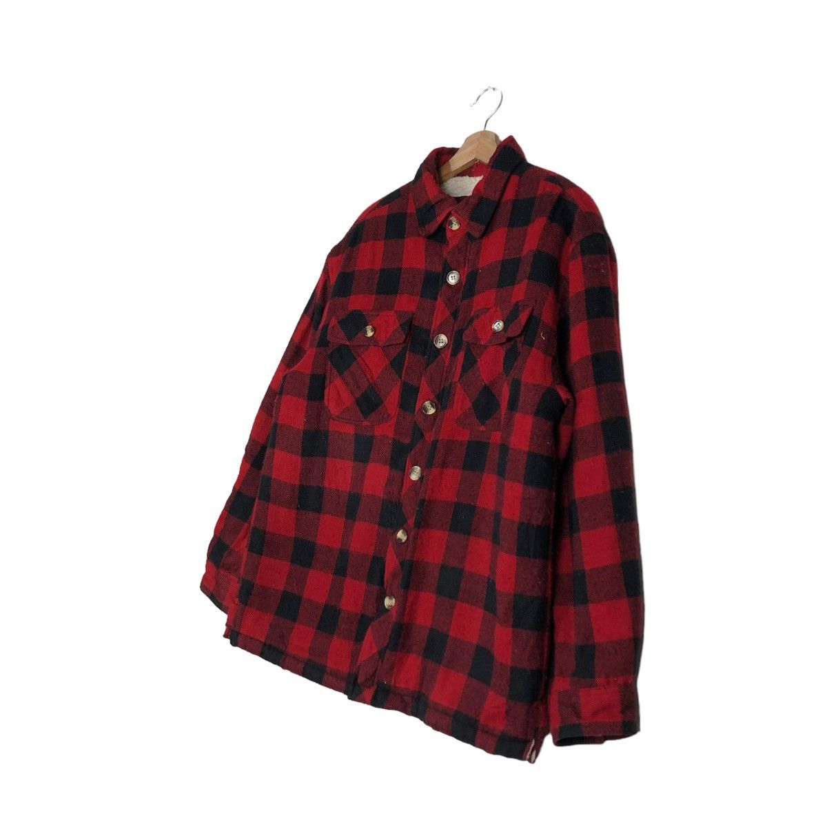 Flannel 🔥WOOL FLANNEL JACKET TARTAN CHECK DESIGN BUGLE ISSEY MIYAKE Size US L / EU 52-54 / 3 - 2 Thumbnail