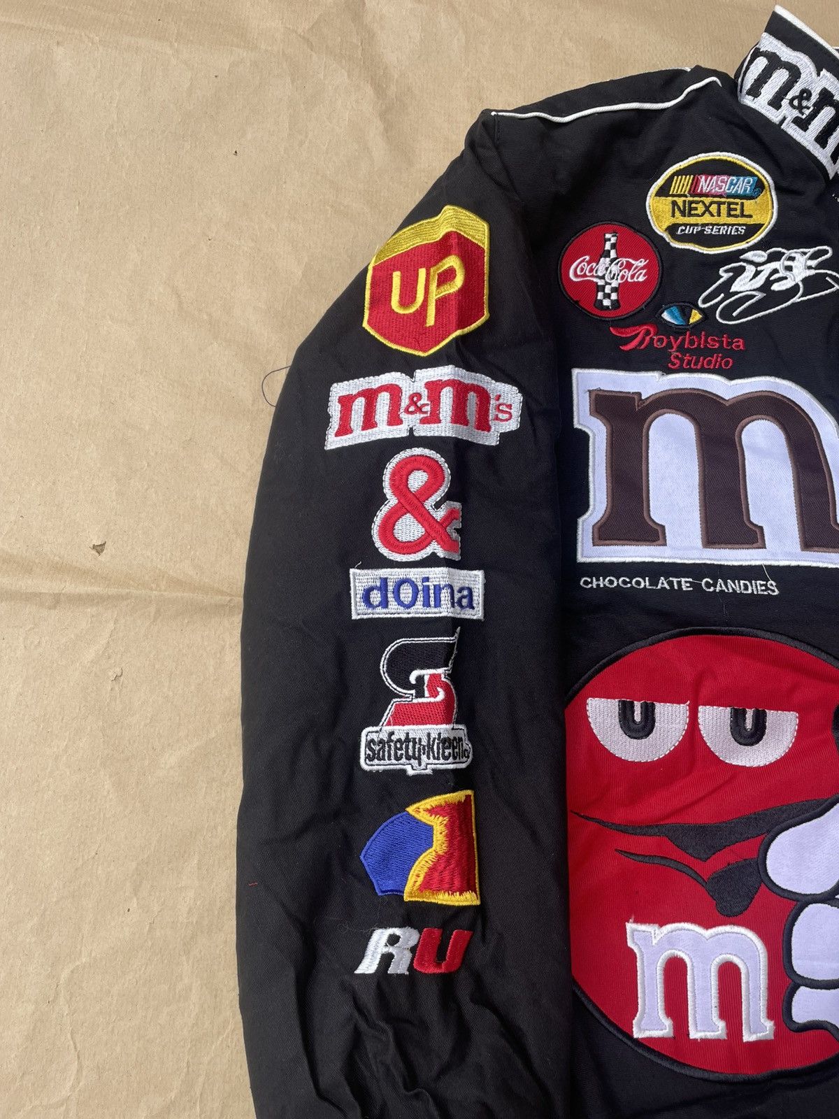 NASCAR × Vintage 🆘Rare🆘 Vintage JH Design M&M's NASCAR racing jacket Size US M / EU 48-50 / 2 - 4 Thumbnail