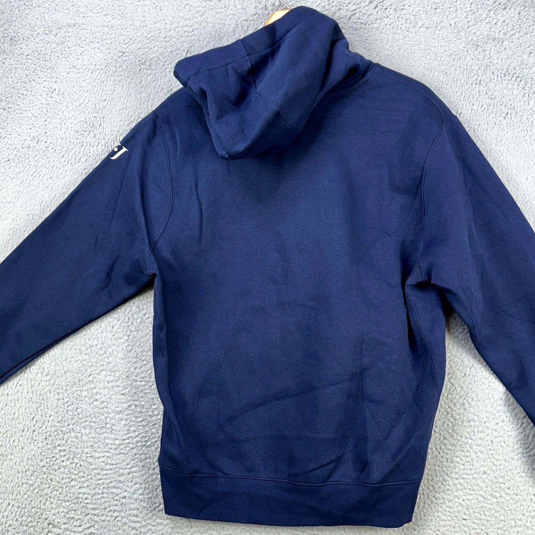 Nike Nike Mens Hoodie Sweatshirt L Blue Drawstring Pocket Graphic Print тру Size US L / EU 52-54 / 3 - 3 Thumbnail