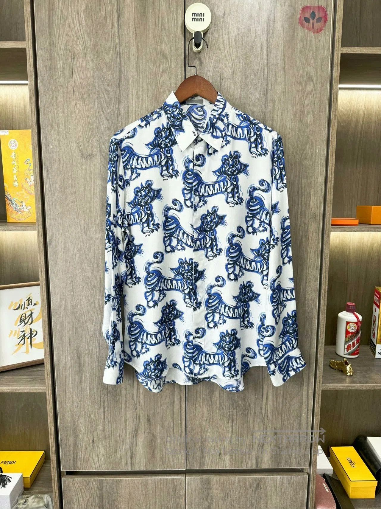 Dior Dior x Kenny Scharf Tiger Limited LS Shirt. Size US M / EU 48-50 / 2 - 8 Thumbnail