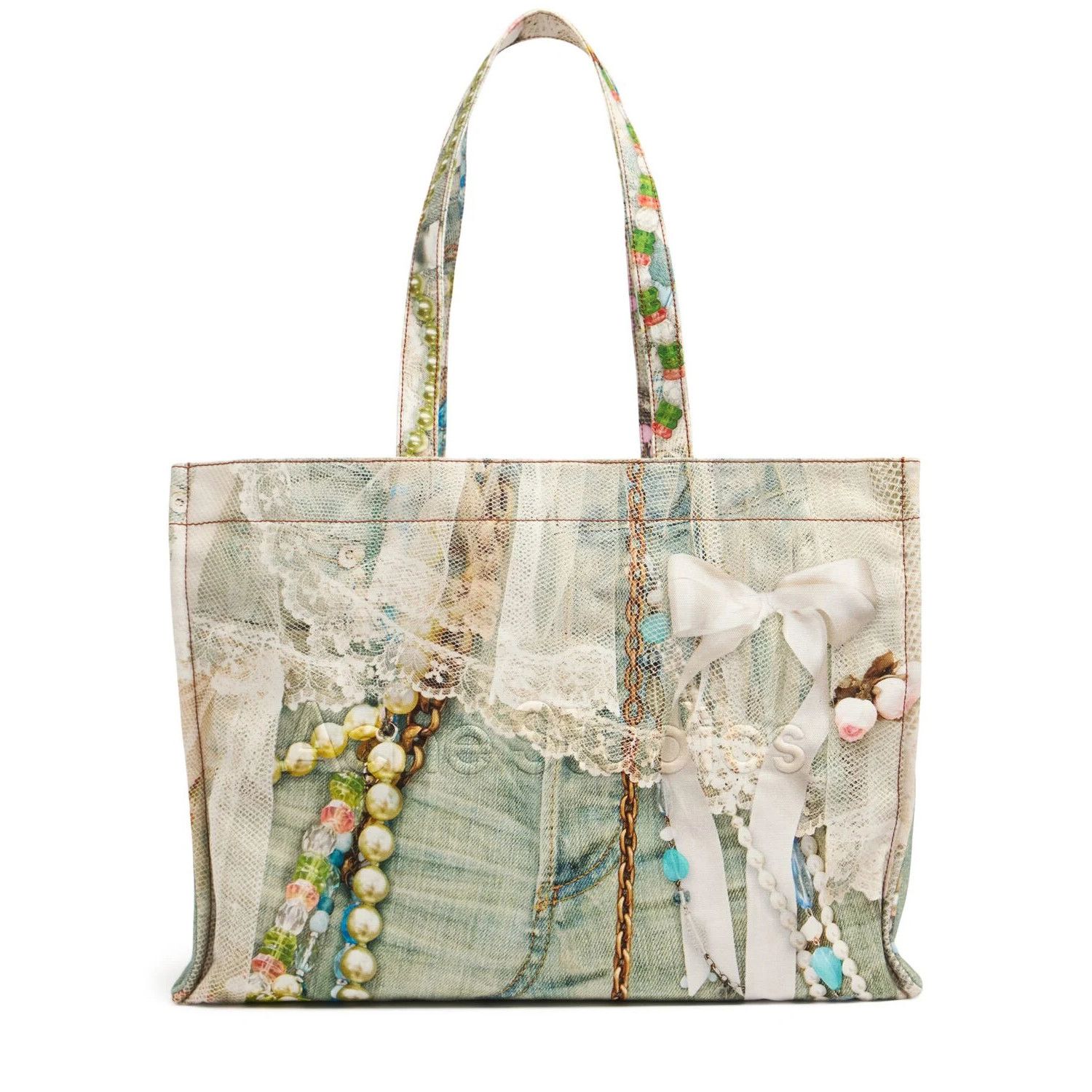 ACNE STUDIOS $950 Blue Denim Tote Bag New & Authentic