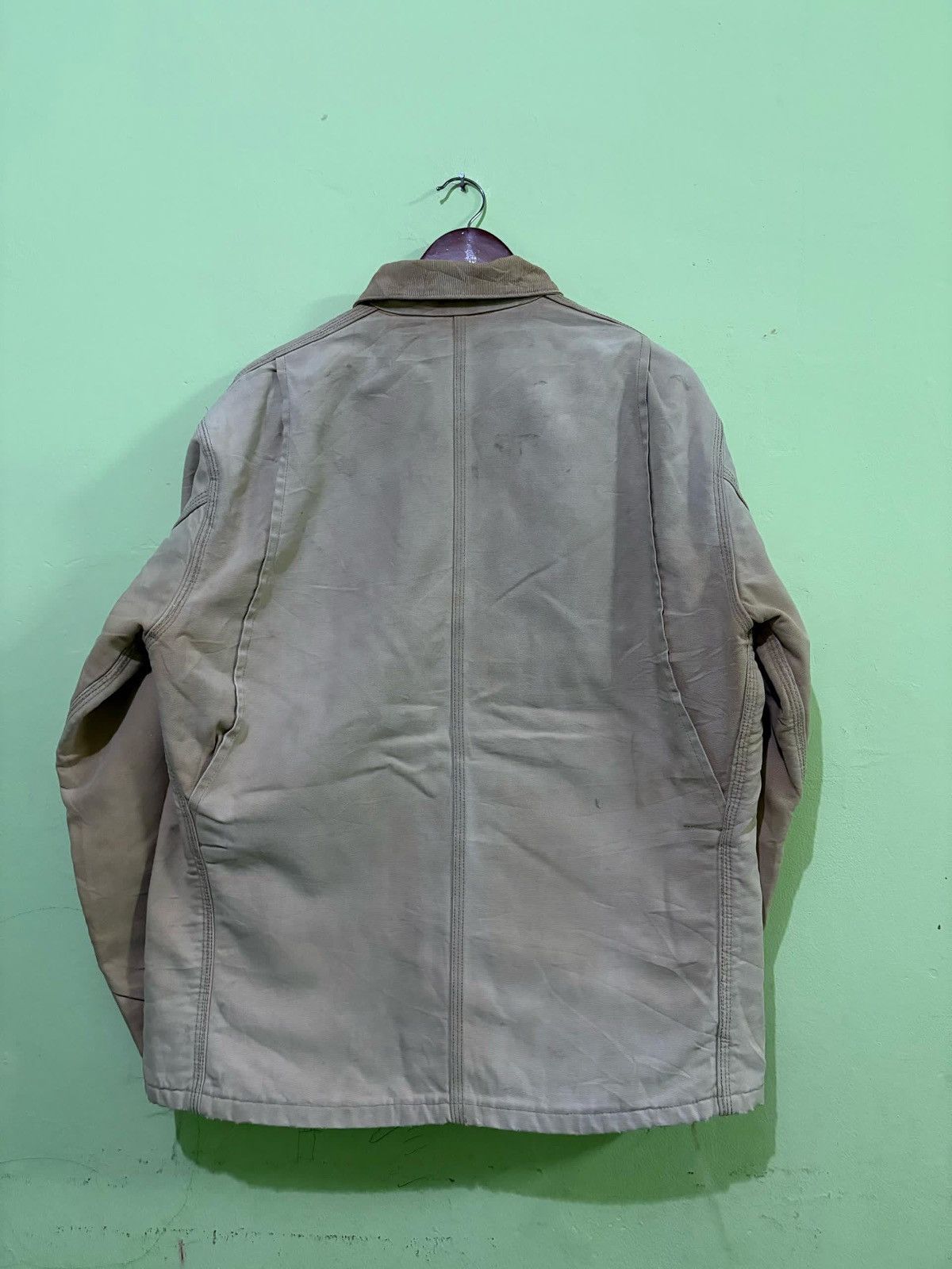 Carhartt VTG 90's CARHARTT Worker Wear Chore Jakcet Michigan Design Size US L / EU 52-54 / 3 - 7 Thumbnail