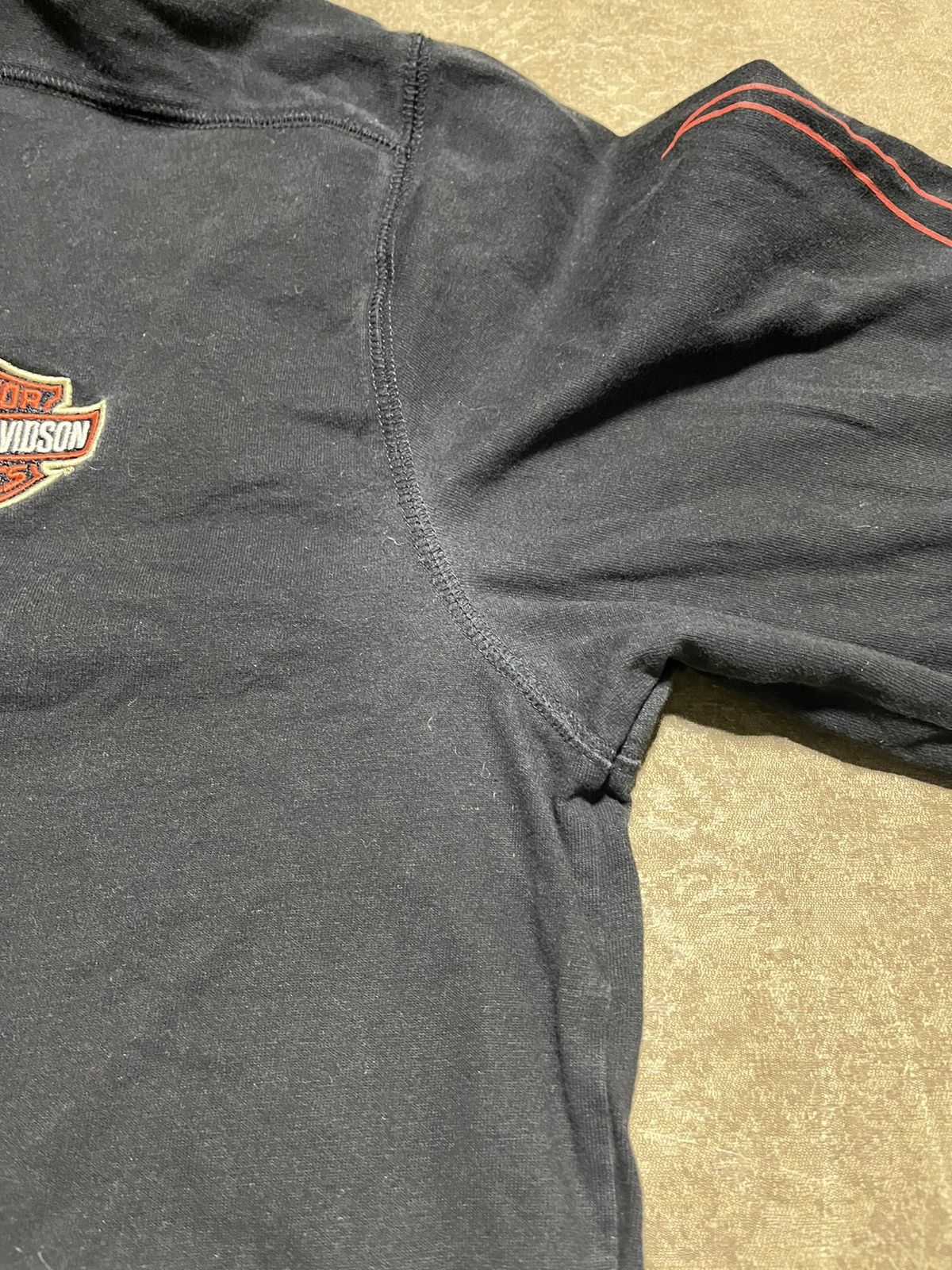 Harley Davidson × JNCO × Vintage CRAZY Y2K HARLEY DAVIDSON FLAME LOGO LONGSLEEVE TEE SHIRT Size US XL / EU 56 / 4 - 13 Thumbnail