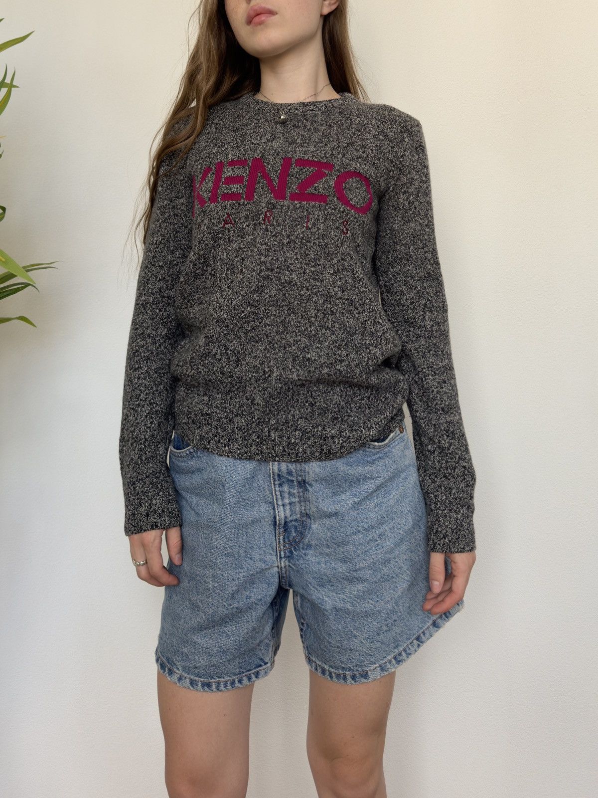 Kenzo VINTAGE KENZO CUTE WOOL SWEATER Size M / US 6-8 / IT 42-44 - 1 Thumbnail