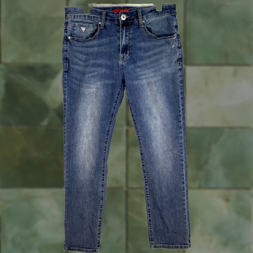 Guess Guess Lincoln Jeans Men 32x30 Blue Denim Slim Straight Mid Rise Size US 32 / EU 48 - 1 Thumbnail