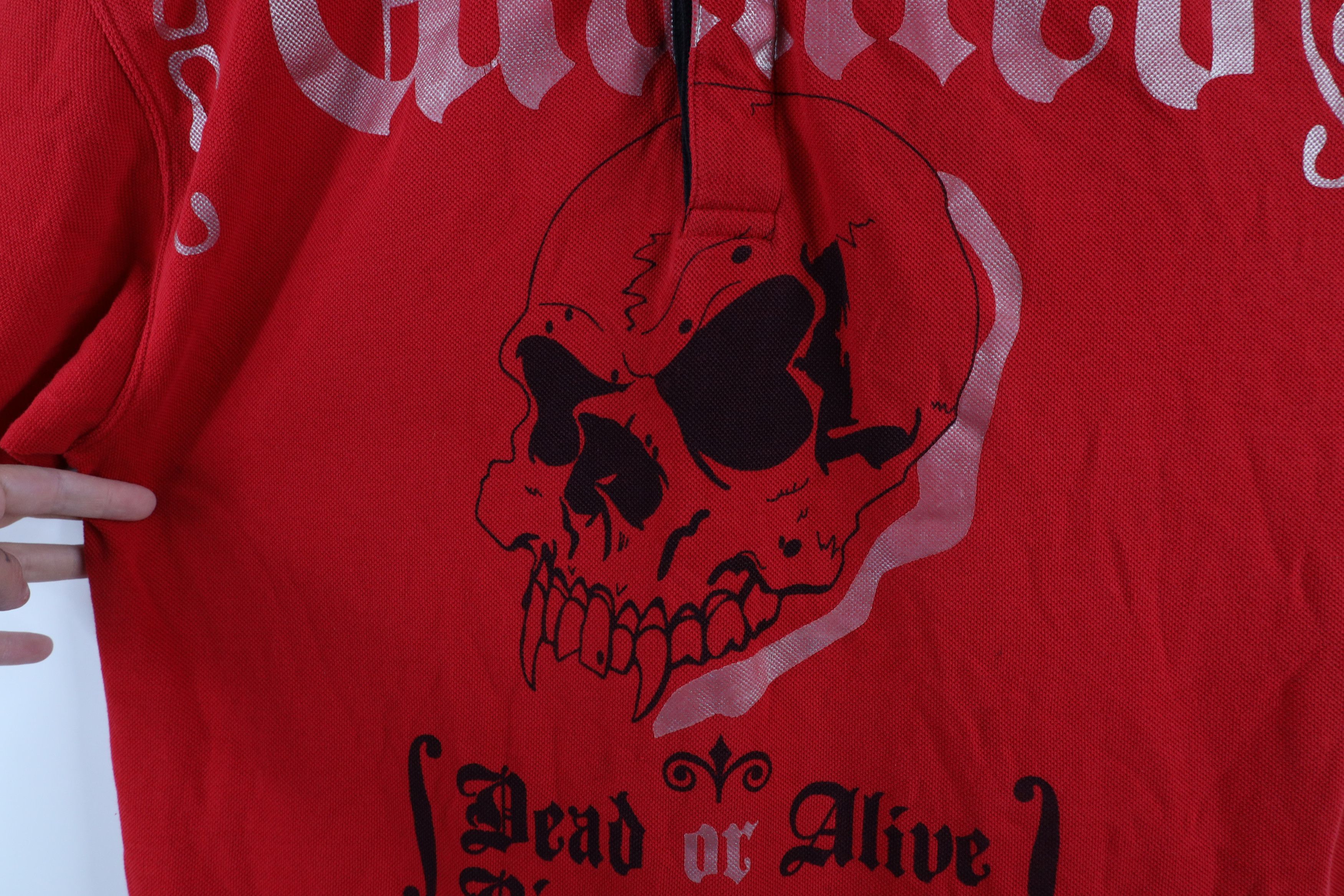 Vintage Vintage Y2K Streetwear Skull UFC MMA Fighting Polo Red Size US M / EU 48-50 / 2 - 5 Thumbnail