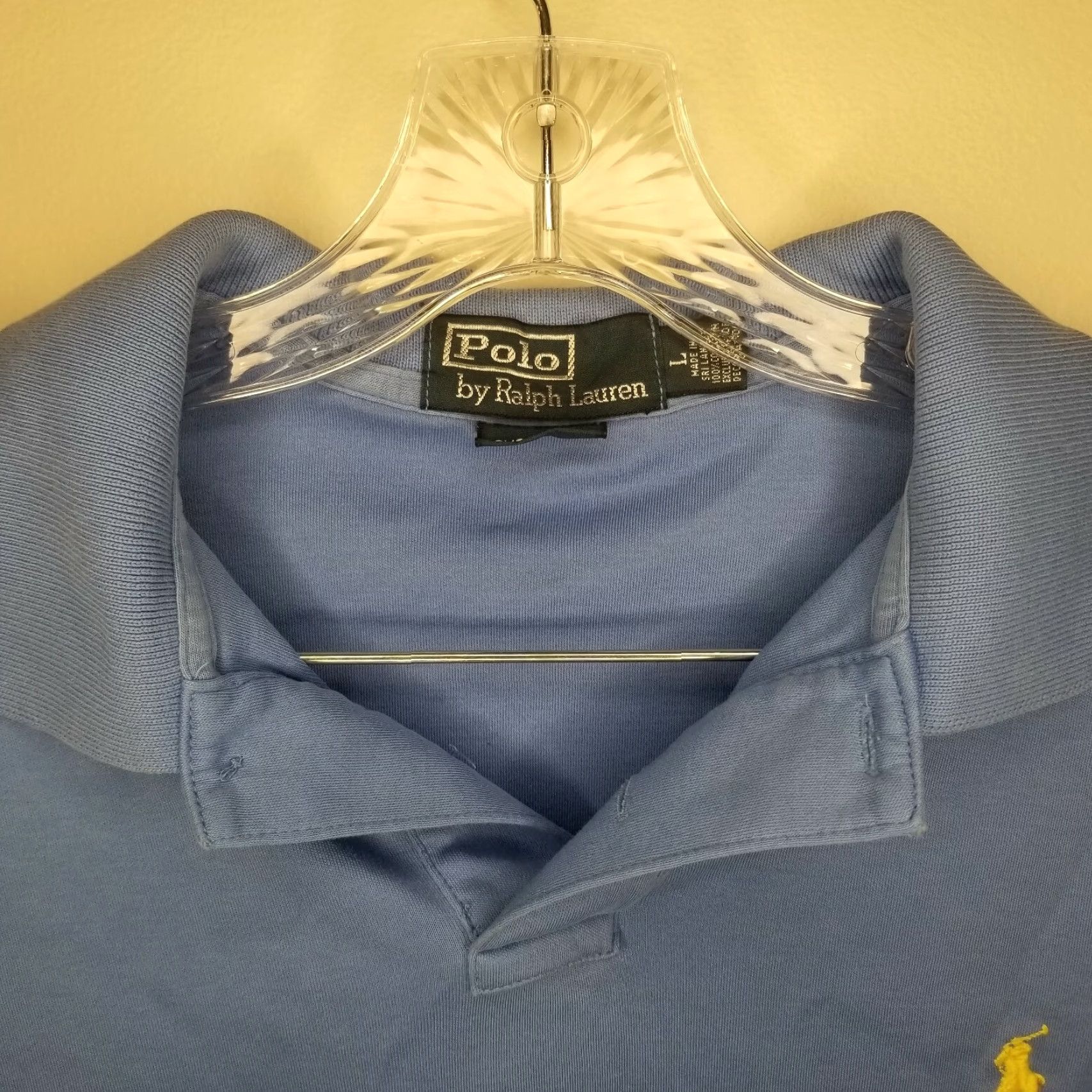 Polo Ralph Lauren POLO RALPH LAUREN Mens Blue Short Sleeve Polo Shirt Size L Size US L / EU 52-54 / 3 - 3 Thumbnail