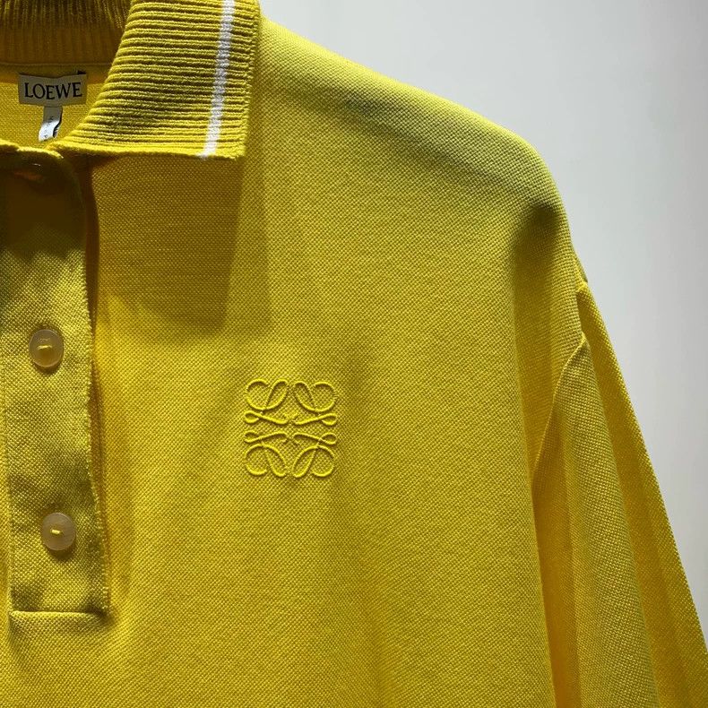 Loewe LOEWE Yellow Polo Shirt, White Collar Size XXS / US 00 / IT 34 - 5 Thumbnail