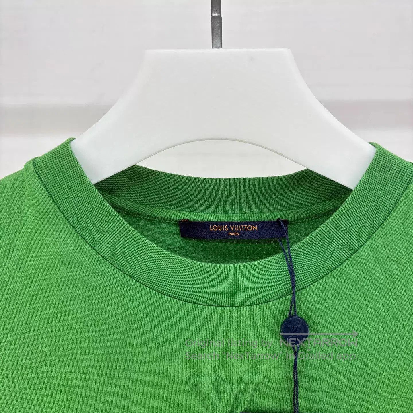 Louis Vuitton Green Short Sleeve Crewneck T. Size US L / EU 52-54 / 3 - 3 Thumbnail