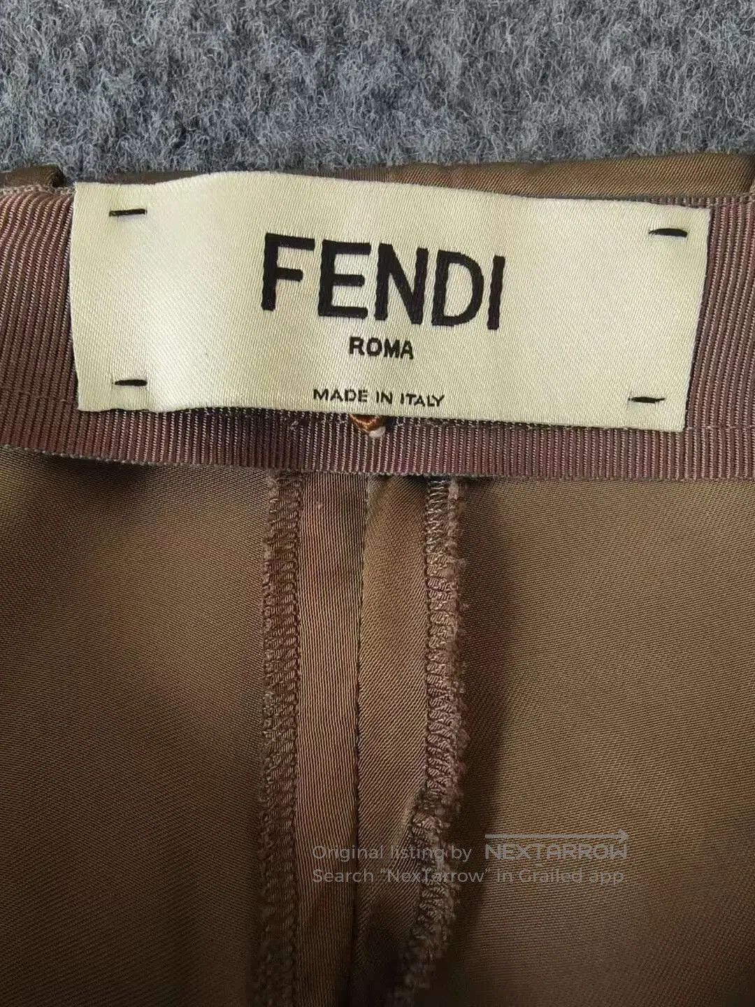 Fendi Fendi Solid Pleated Cargo Pants. Size US 36 / EU 52 - 3 Thumbnail