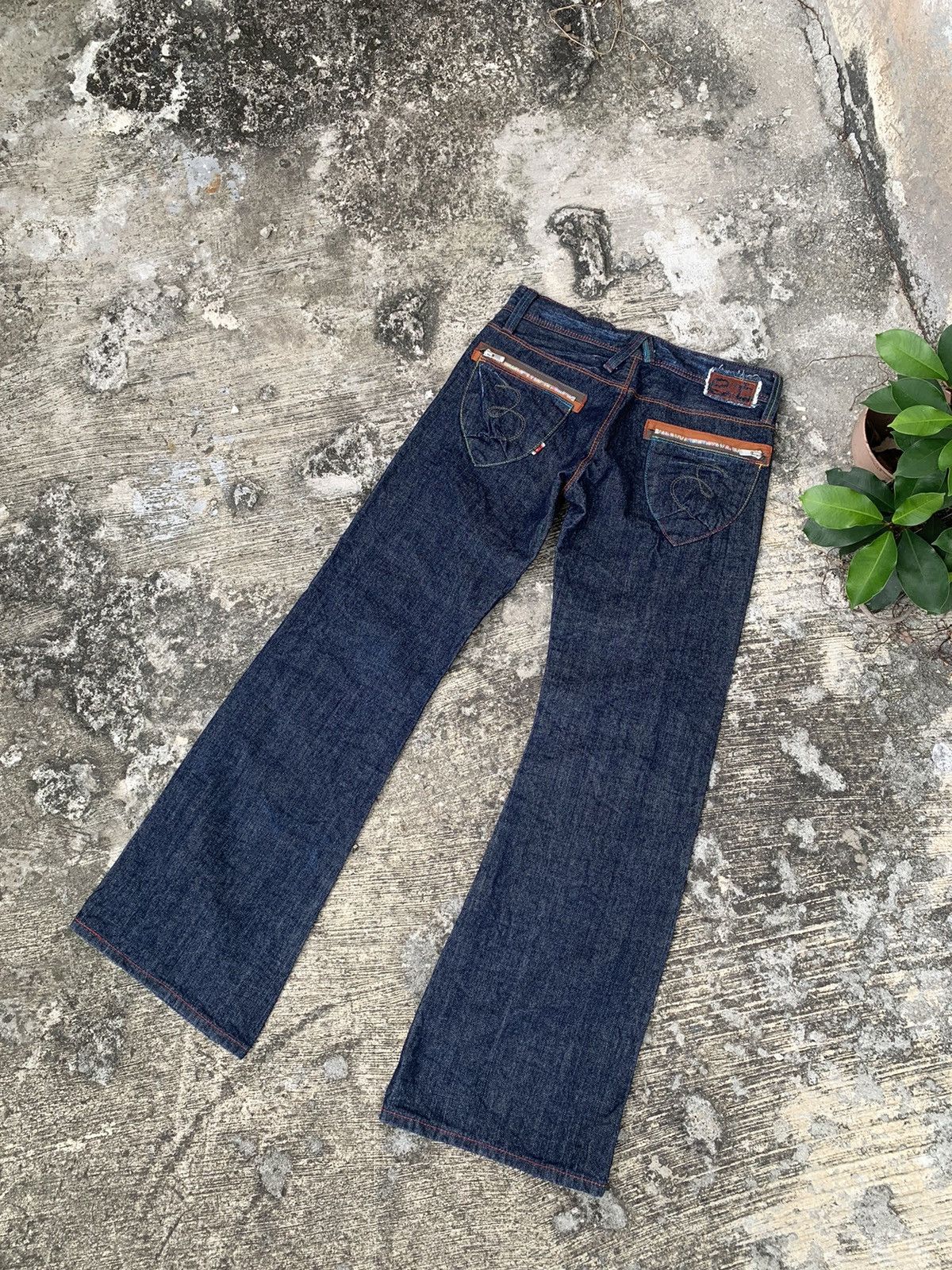 If Six Was Nine × Japanese Brand × Le Grande Bleu (L.G.B.) Flare et boite baggy bootcut jeans Size 32" / US 10 / IT 46 - 12 Thumbnail
