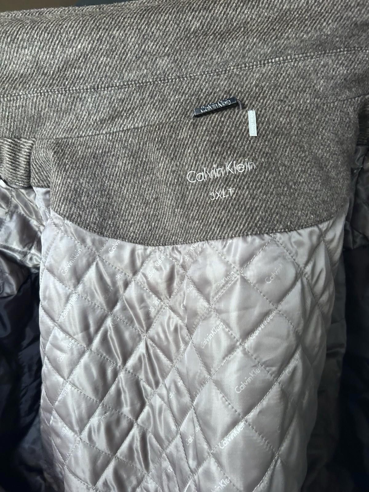 Calvin Klein Calvin Klein 3XLT Wool Blend Overcoat Brown Long Coat B T Size US XXL / EU 58 / 5 - 6 Thumbnail