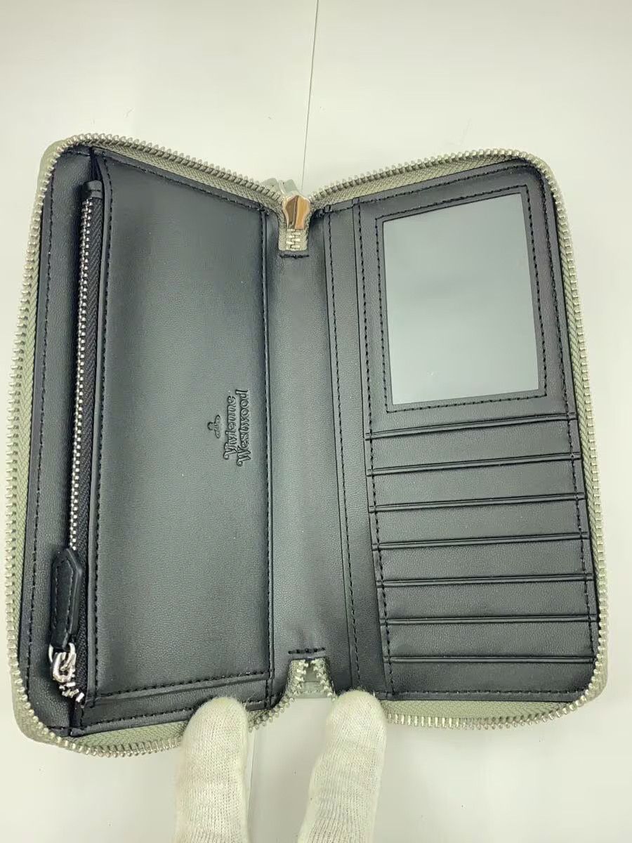 Vivienne Westwood Vivienne Westwood Plain Lthr Long Wallet Green Size ONE SIZE - 4 Thumbnail