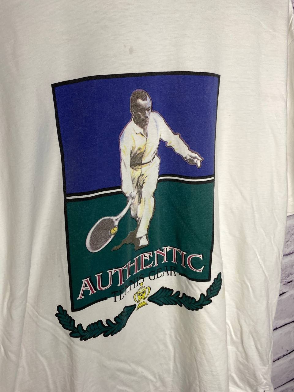 Adidas MENS vintage Adidas T-Shirt Authentic tennis gear Size US XL / EU 56 / 4 - 4 Thumbnail