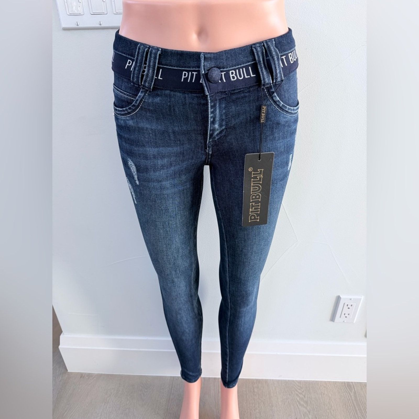 Other NWT Pitbull Dark Blue Skinny Butt Lifting Jeans. Size 23. Size 23" - 1 Thumbnail