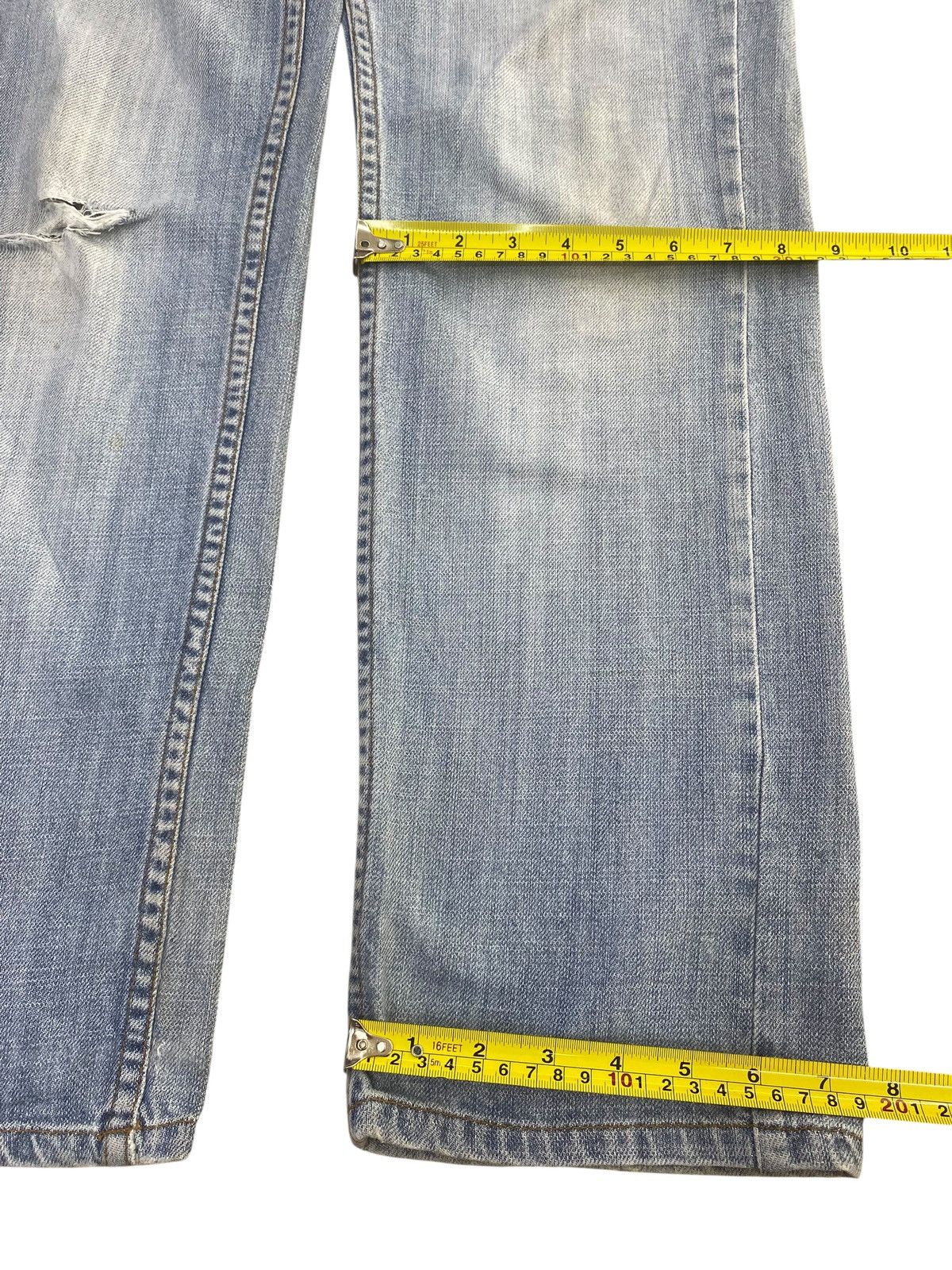 Japanese Brand Japanese Brand Acid Wash Ripped Style Double Waist Jeans Size US 30 / EU 46 - 7 Thumbnail