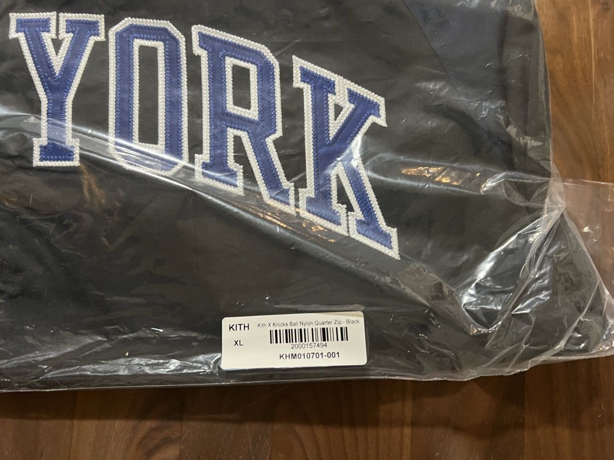 Kith Kith for the New York Knicks Ball Nylon Black Quarter Zip XL Size US XL / EU 56 / 4 - 9 Thumbnail