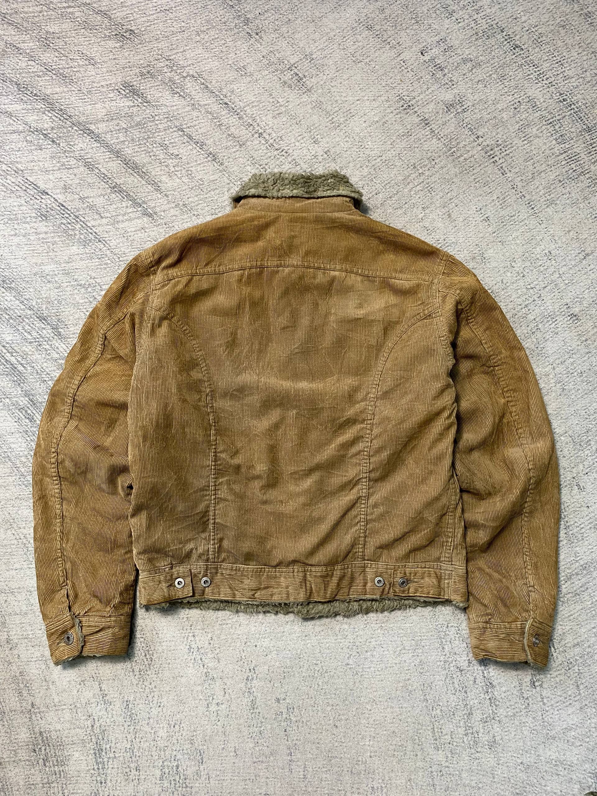 Diesel Vintage Diesel Corduroy Sherpa Lined Trucker Jacket Size US M / EU 48-50 / 2 - 4 Thumbnail