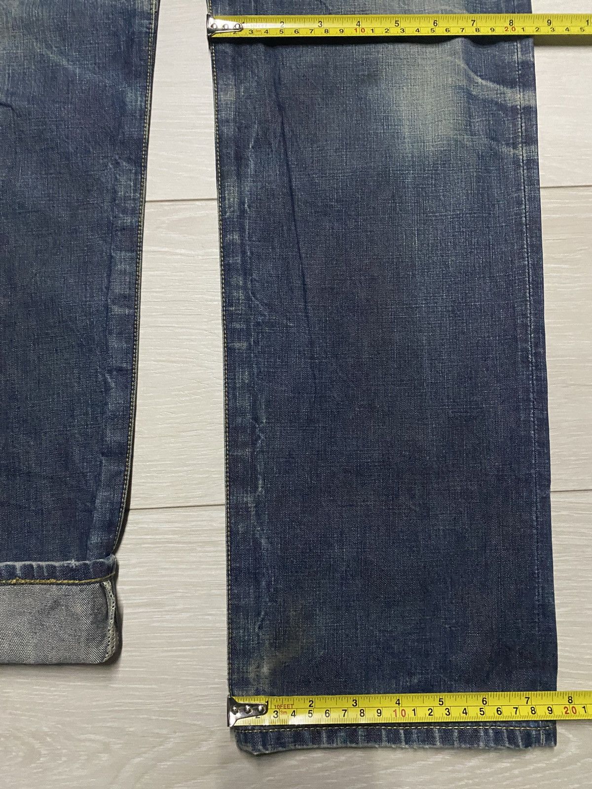 Japanese Brand Vintage Japan Brand Lideal Mud Wash Selvedge Slim Fit Jeans Size US 36 / EU 52 - 18 Thumbnail