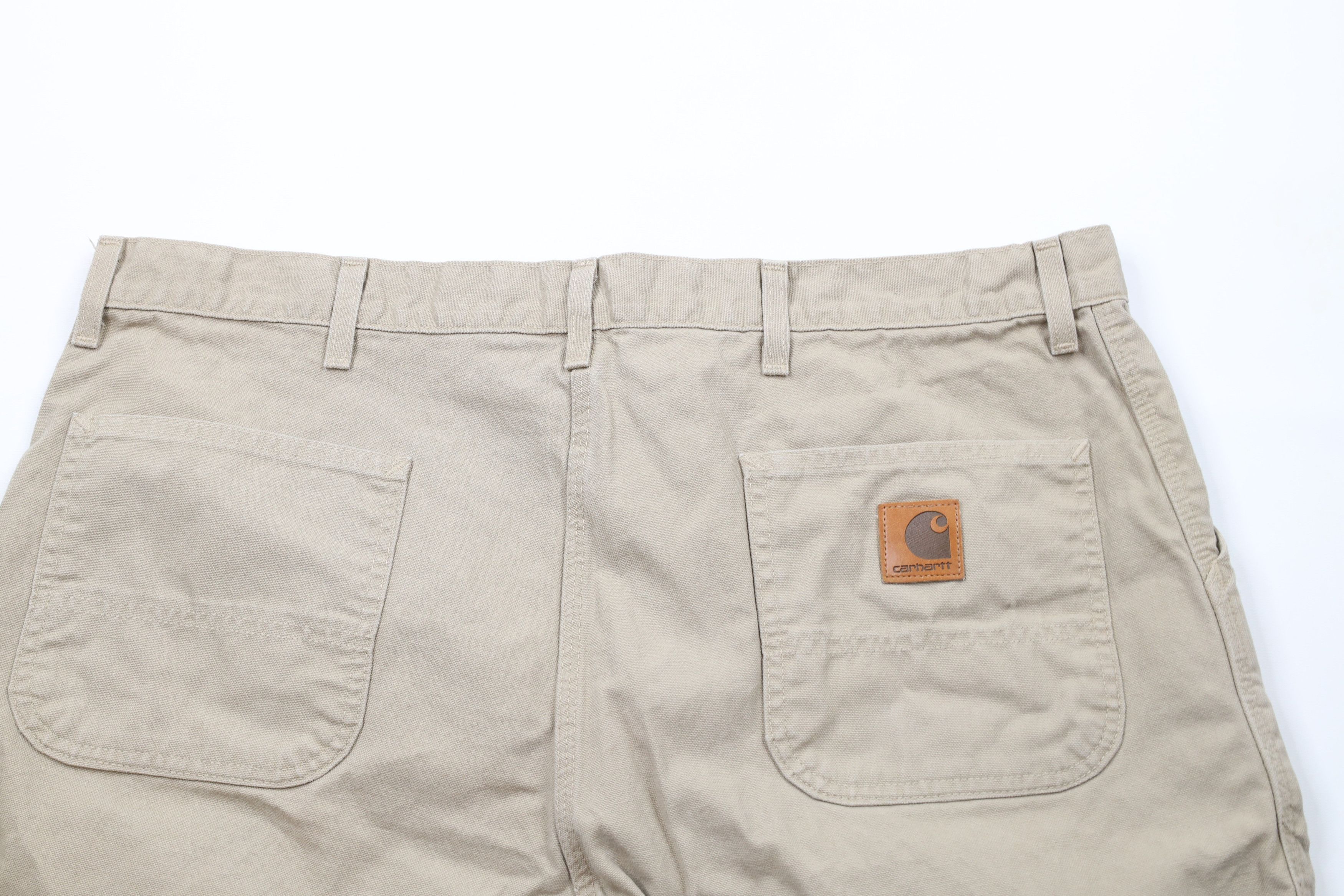 Carhartt × Vintage Vintage Y2K 2000 Carhartt Above Knee Shorts Beige USA Size US 44 / EU 60 - 9 Thumbnail