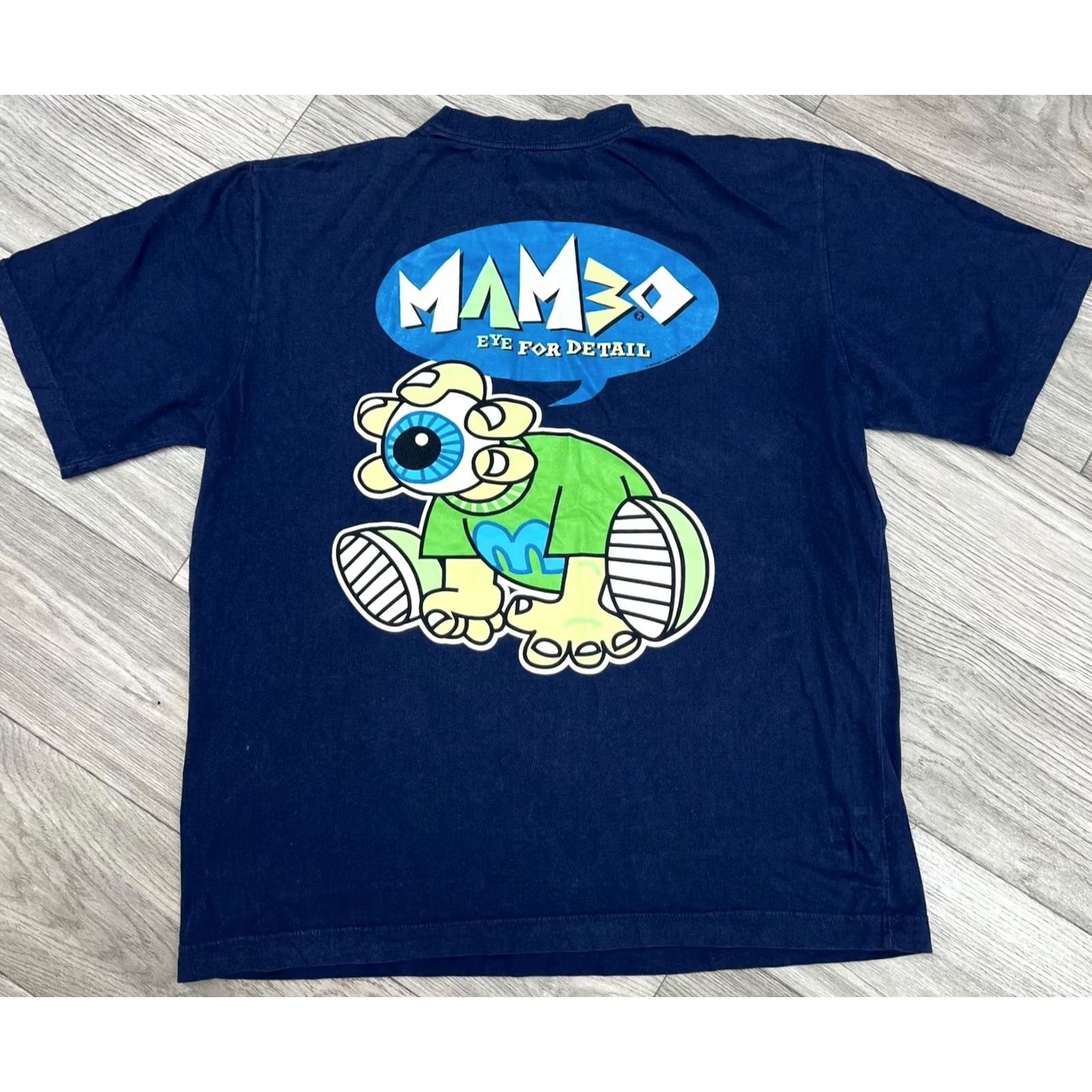 Mambo MAMBO 90s Vintage T-Shirt Men Blue Size L Surfin Art Tee Australia Eye For Detail Shirt Size US L / EU 52-54 / 3 - 3 Thumbnail
