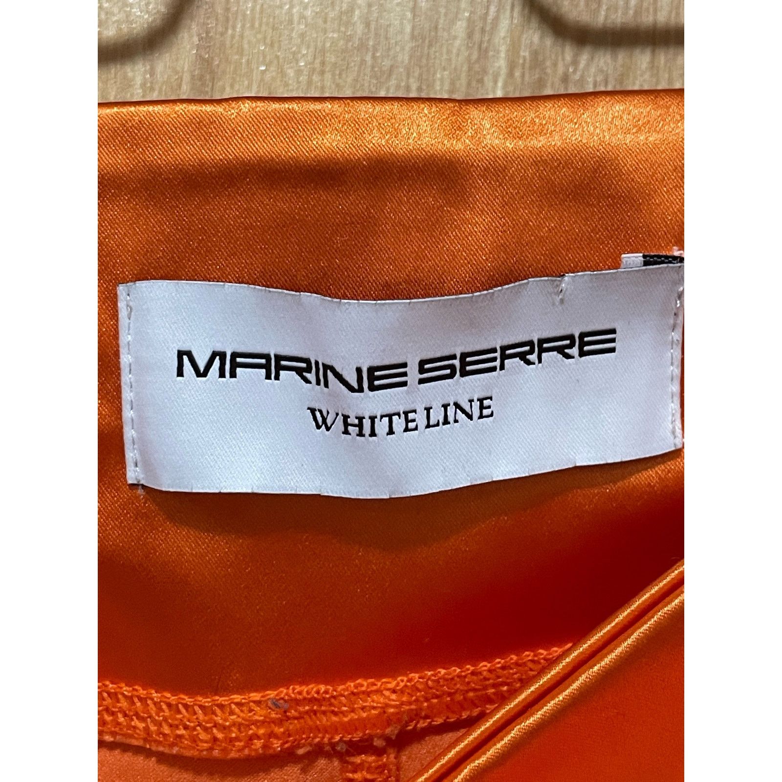 Marine Serre Marine Serre SS19 Shiny Orange Compression Shorts Size L Size 32" / US 10 / IT 46 - 4 Thumbnail