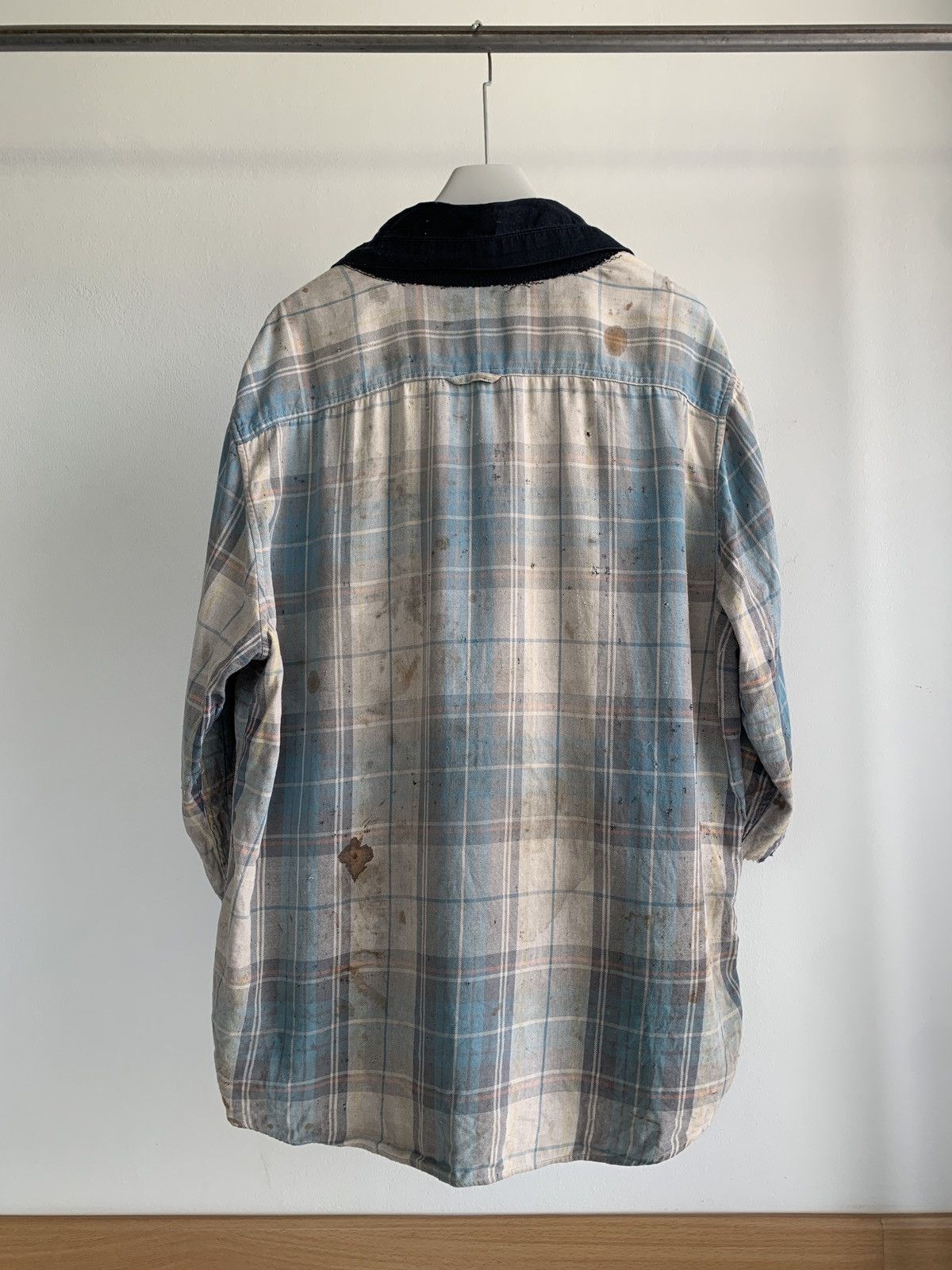 Vintage Thrashed Vintage Flannel Distressed Grunge ERD Size US XL / EU 56 / 4 - 8 Thumbnail