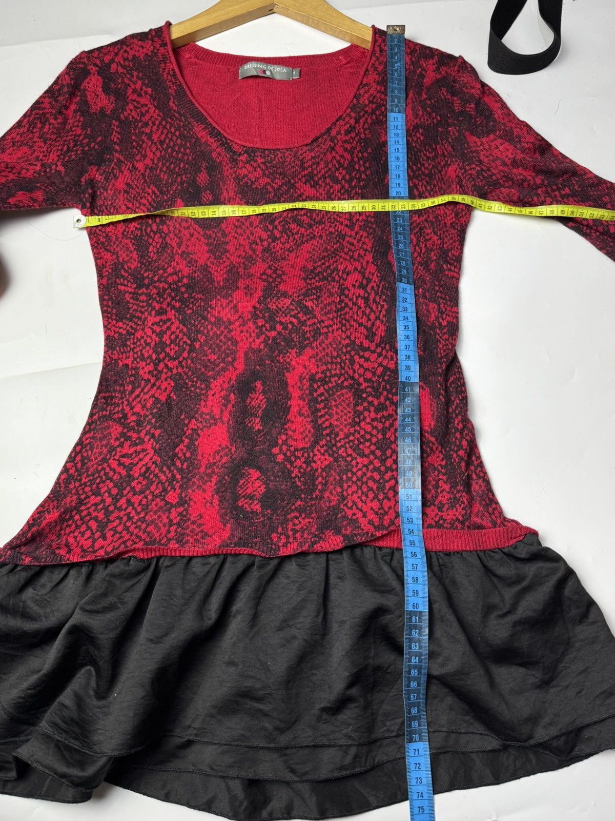 If Six Was Nine × Japanese Brand × Le Grande Bleu (L.G.B.) Gothic Snake Skin Mini Dress Japanese Style Size M / US 6-8 / IT 42-44 - 7 Thumbnail