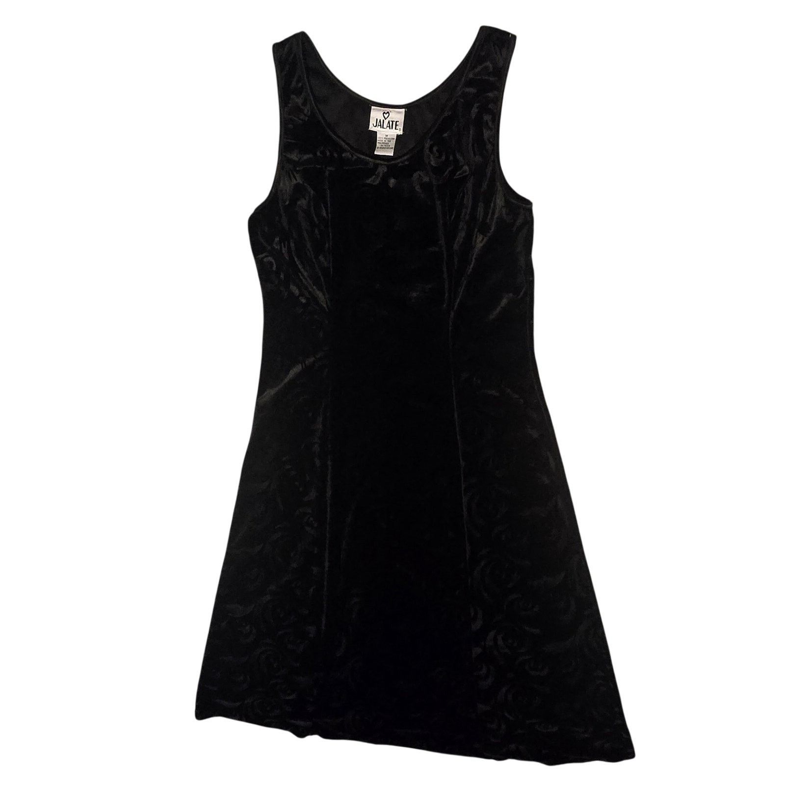 Vintage Vintage Jalate Velvet Floral Burnout Dress Whimsigoth Goth Size M / US 6-8 / IT 42-44 - 2 Thumbnail