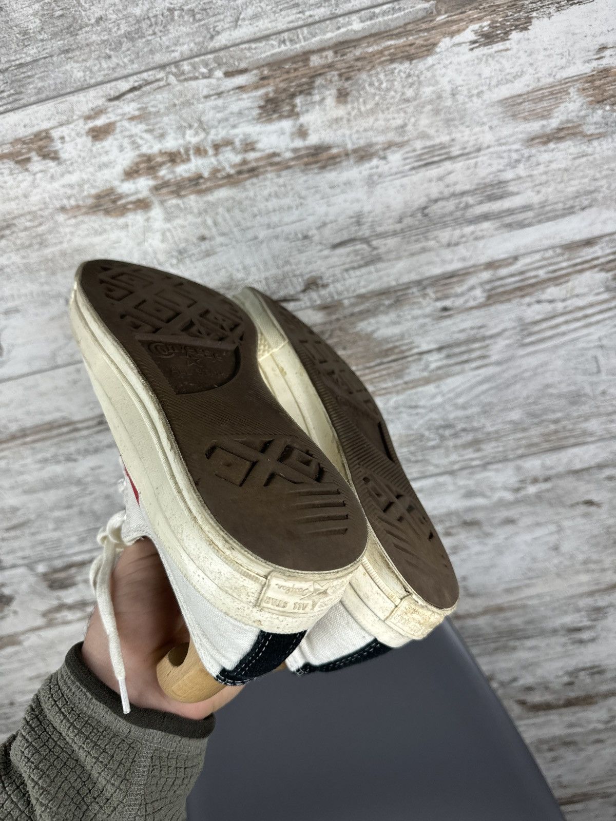 Comme des Garcons × Comme des Garcons PLAY × Converse Converse Chuck Taylor All-Star 70s Hi Comme des Garcons Play Size US 9 / EU 42 - 18 Thumbnail