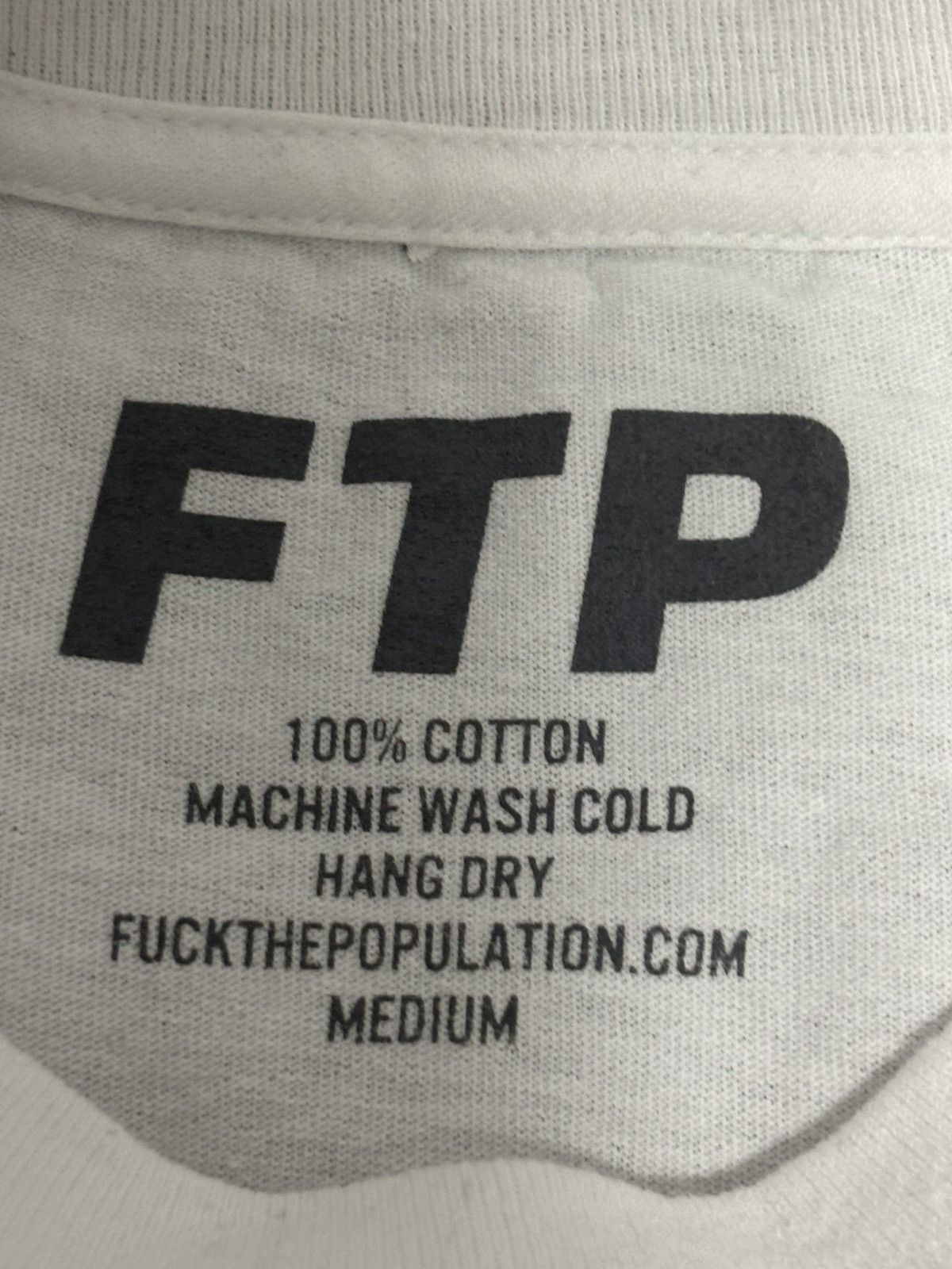 Fuck The Population FTP Breast Cancer Awareness Tee Size US M / EU 48-50 / 2 - 6 Thumbnail