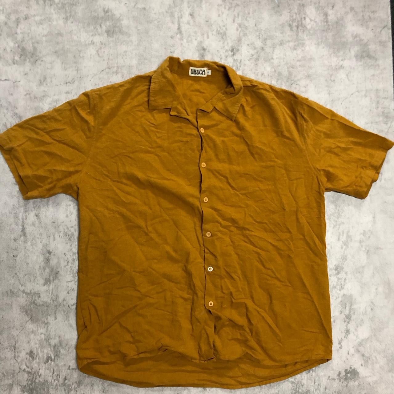 Other Mustard yellow Ubica button-up shirt Size US L / EU 52-54 / 3 - 1 Thumbnail