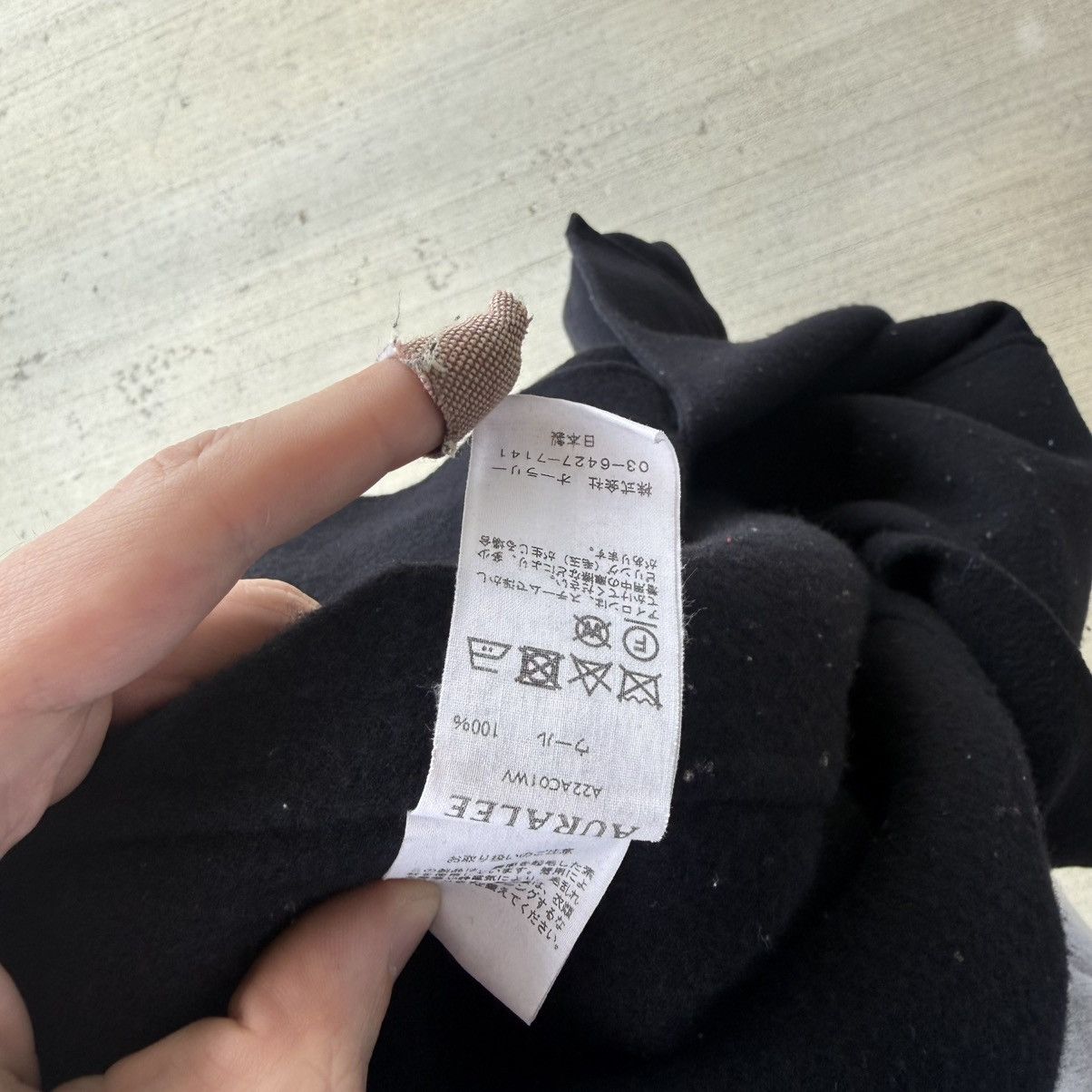 Auralee AURALEE Velour Brushed Wool Melton Hand Sewn Hooded Coat Size US M / EU 48-50 / 2 - 6 Thumbnail