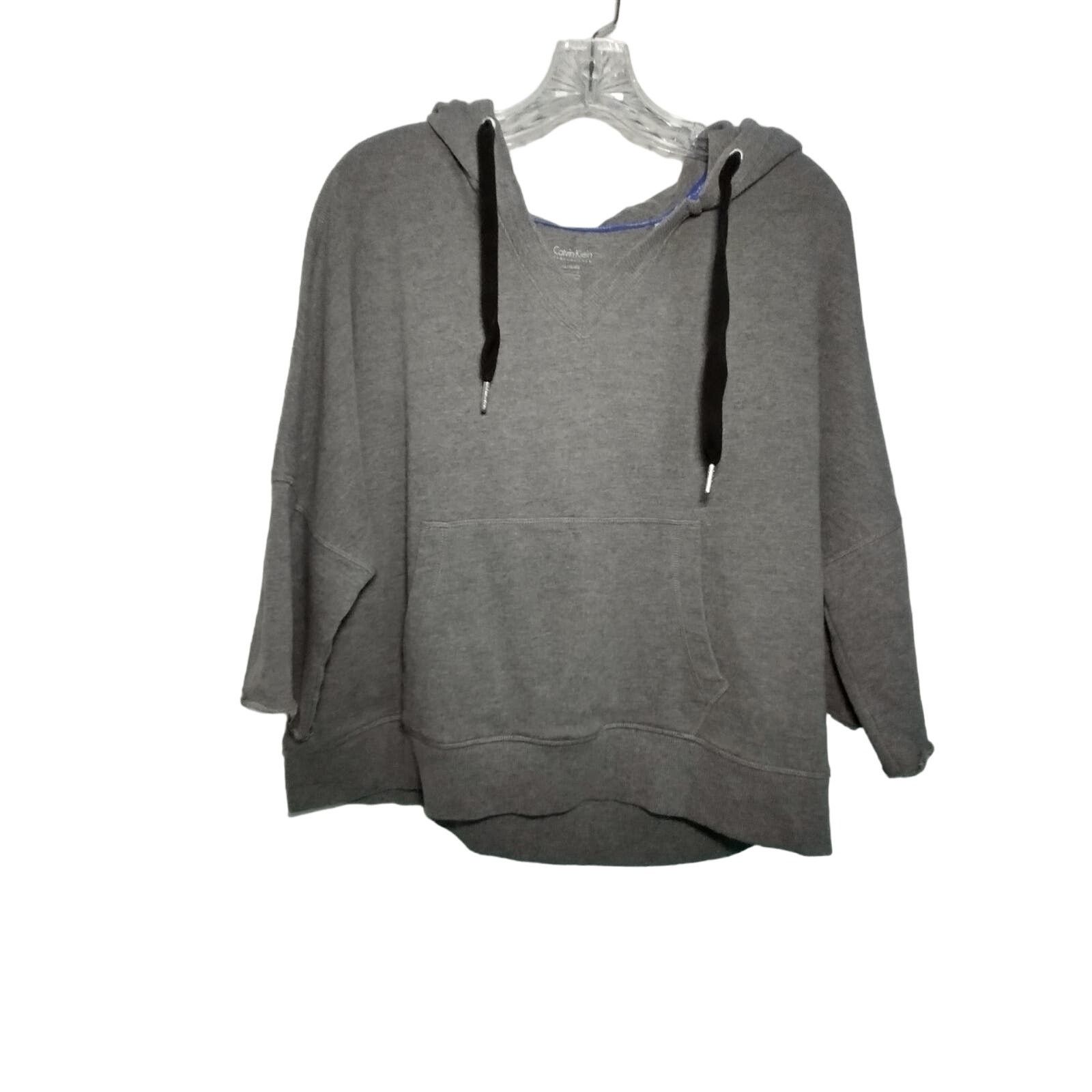 Calvin Klein Calvin Klein Womens Performance Hoodie Sweatshirt Gray Sz XL Size XL / US 12-14 / IT 48-50 - 1 Thumbnail