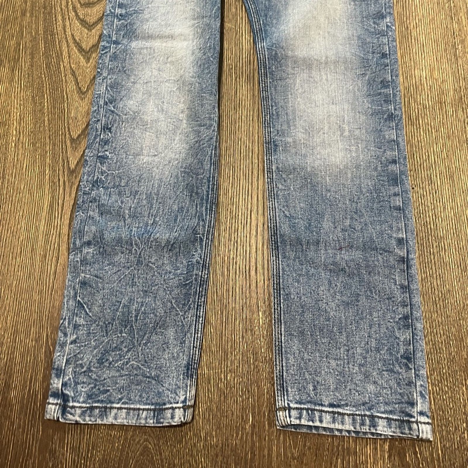 Wrangler Wrangler Tapered Jeans Slim Fit Stretch Pockets Denim 14R Size 36" / US 14 / IT 50 - 5 Thumbnail