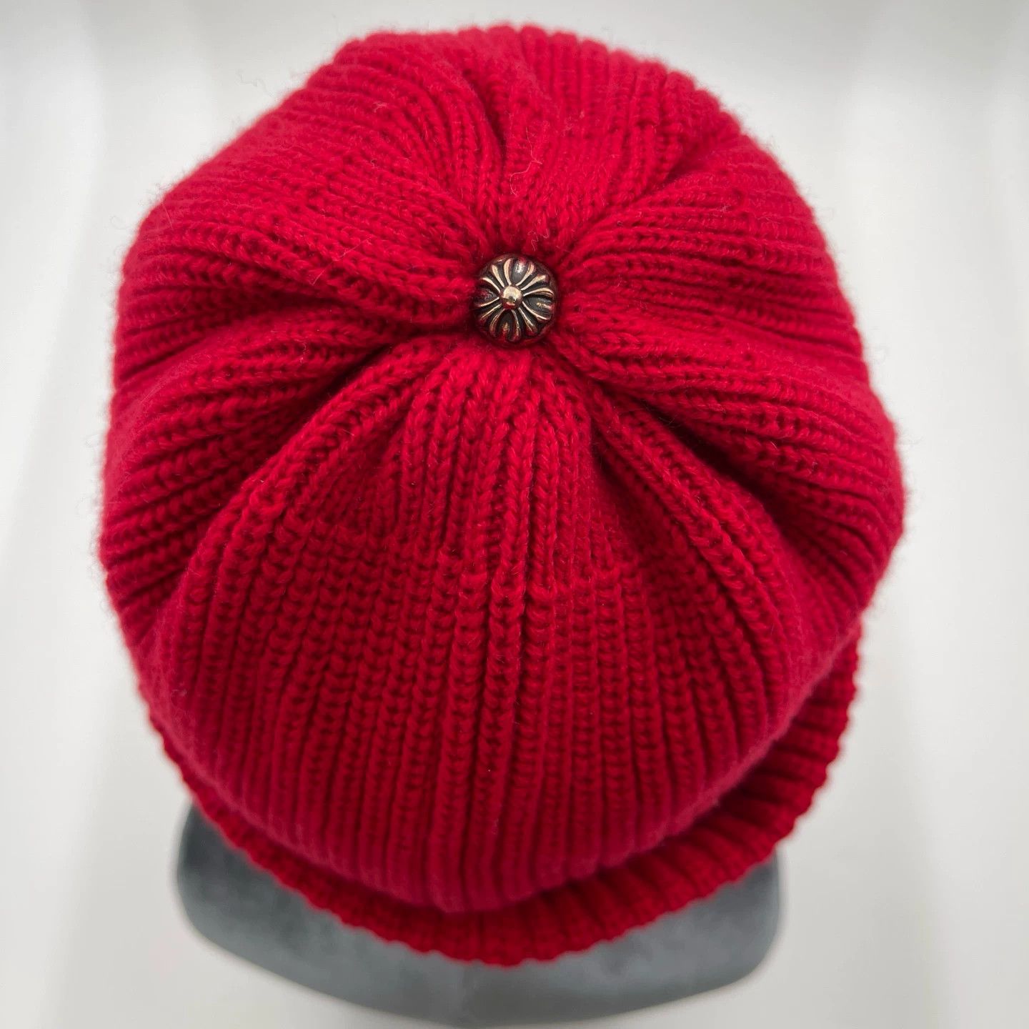 Chrome Hearts Chrome Hearts Pentagram Heart Beanie New One Size Size ONE SIZE - 5 Thumbnail